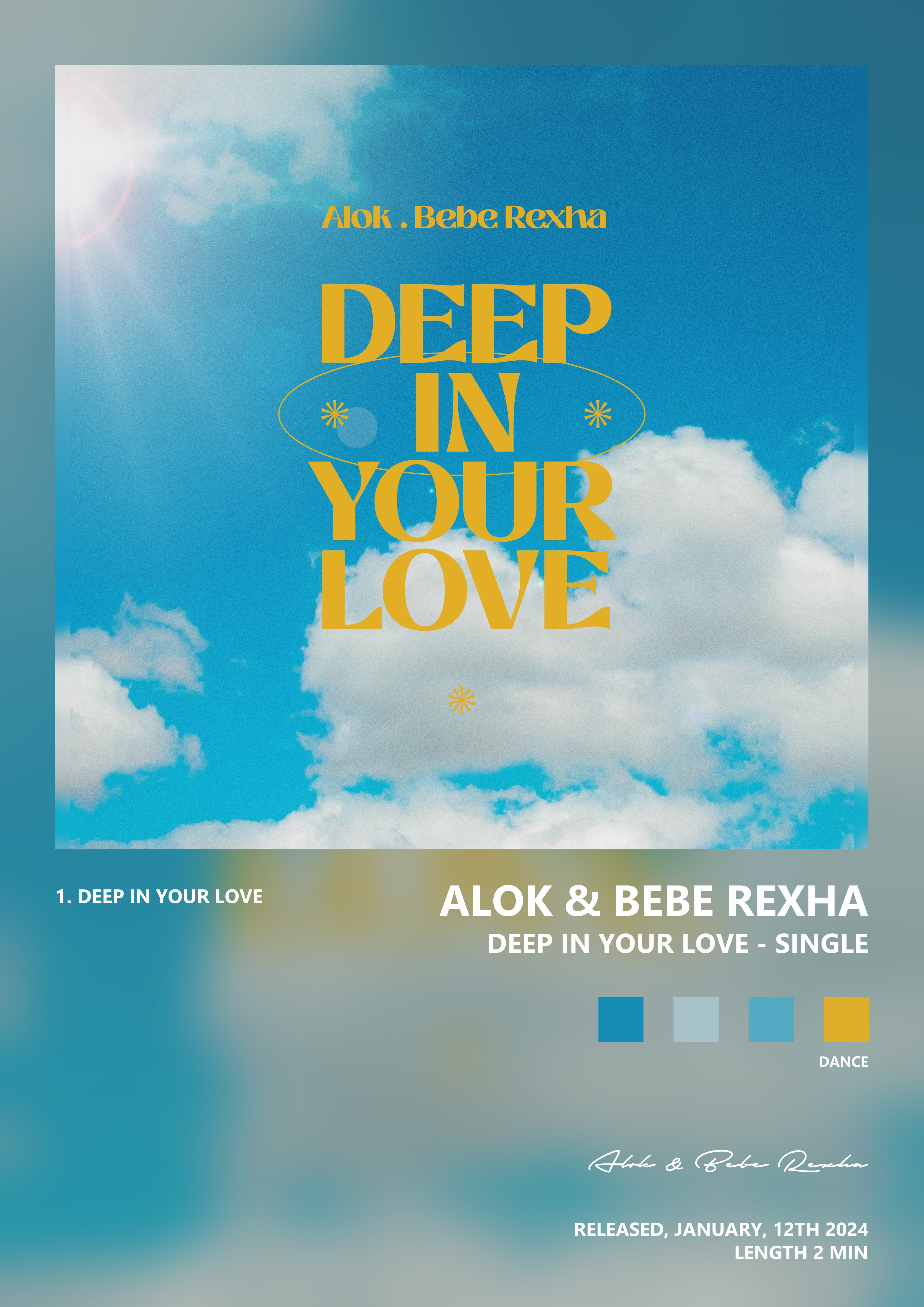 Music poster: Alok Bebe Rexha - Deep In Your Love - Single