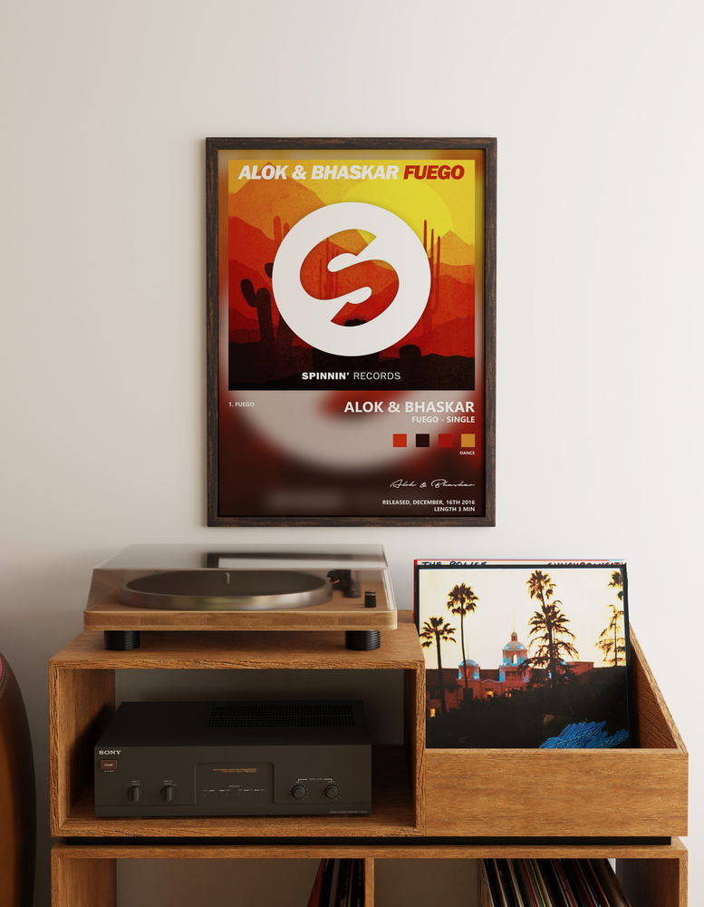 Music poster: Alok Bhaskar - Fuego - Single