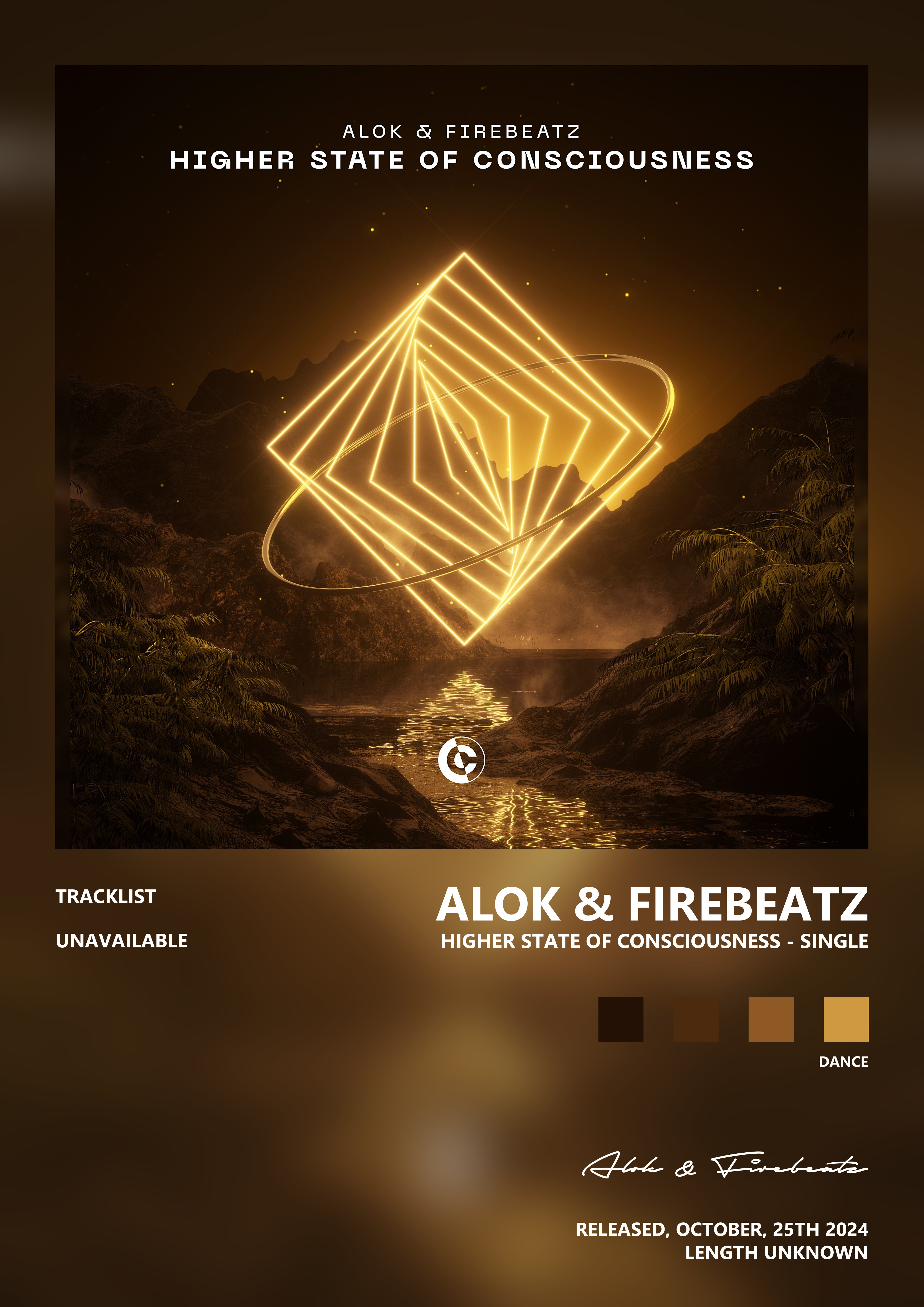 Music poster: Alok Firebeatz - Higher State Of Consciousness - Single