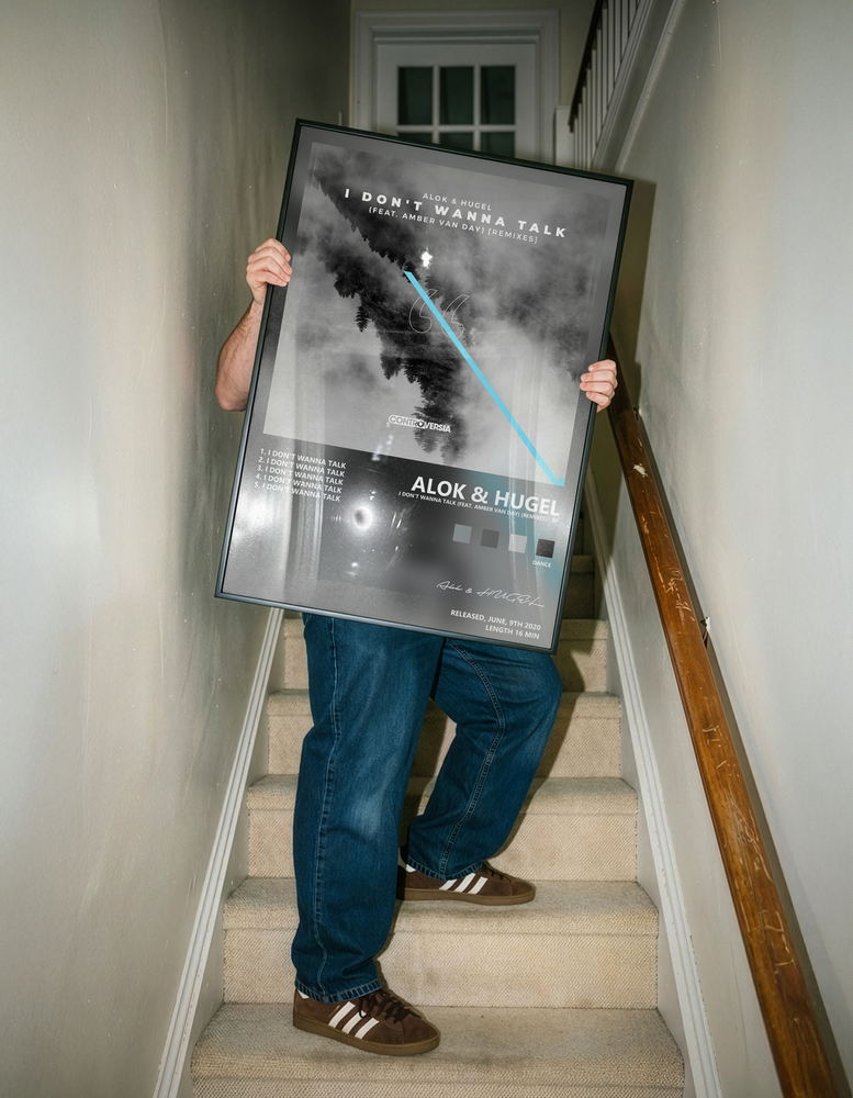 Music poster: Alok HUGEL - I Dont Wanna Talk feat Amber Van Day Remixes - EP