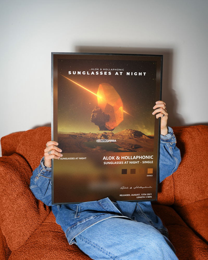 Music poster: Alok Hollaphonic - Sunglasses At Night - Single