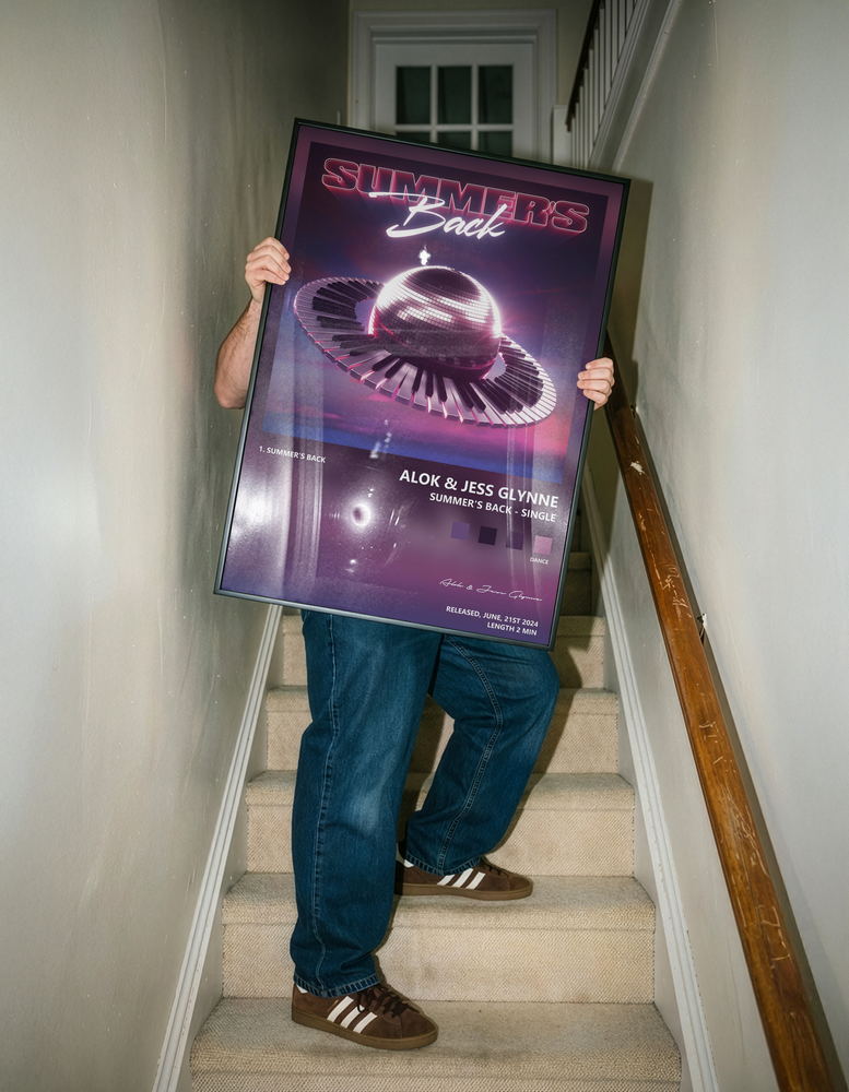 Music poster: Alok Jess Glynne - Summers Back - Single