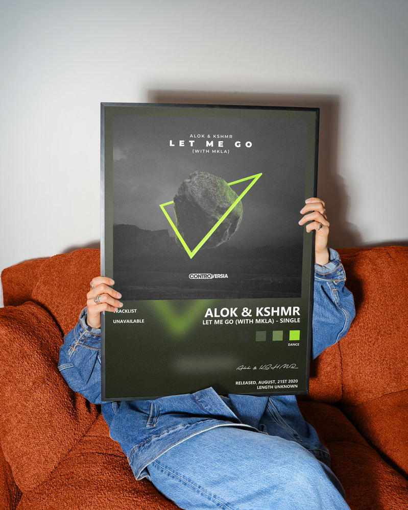 Music poster: Alok KSHMR - Let Me Go with MKLA - Single