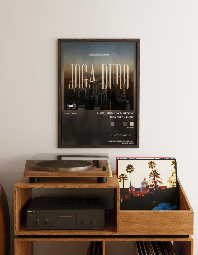Music poster: Alok LUDMILLA Orochi - Joga Duro - Single