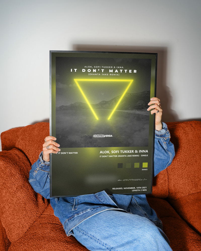 Music poster: Alok SOFI TUKKER Inna - It Dont Matter Ekanta Jake Remix - Single