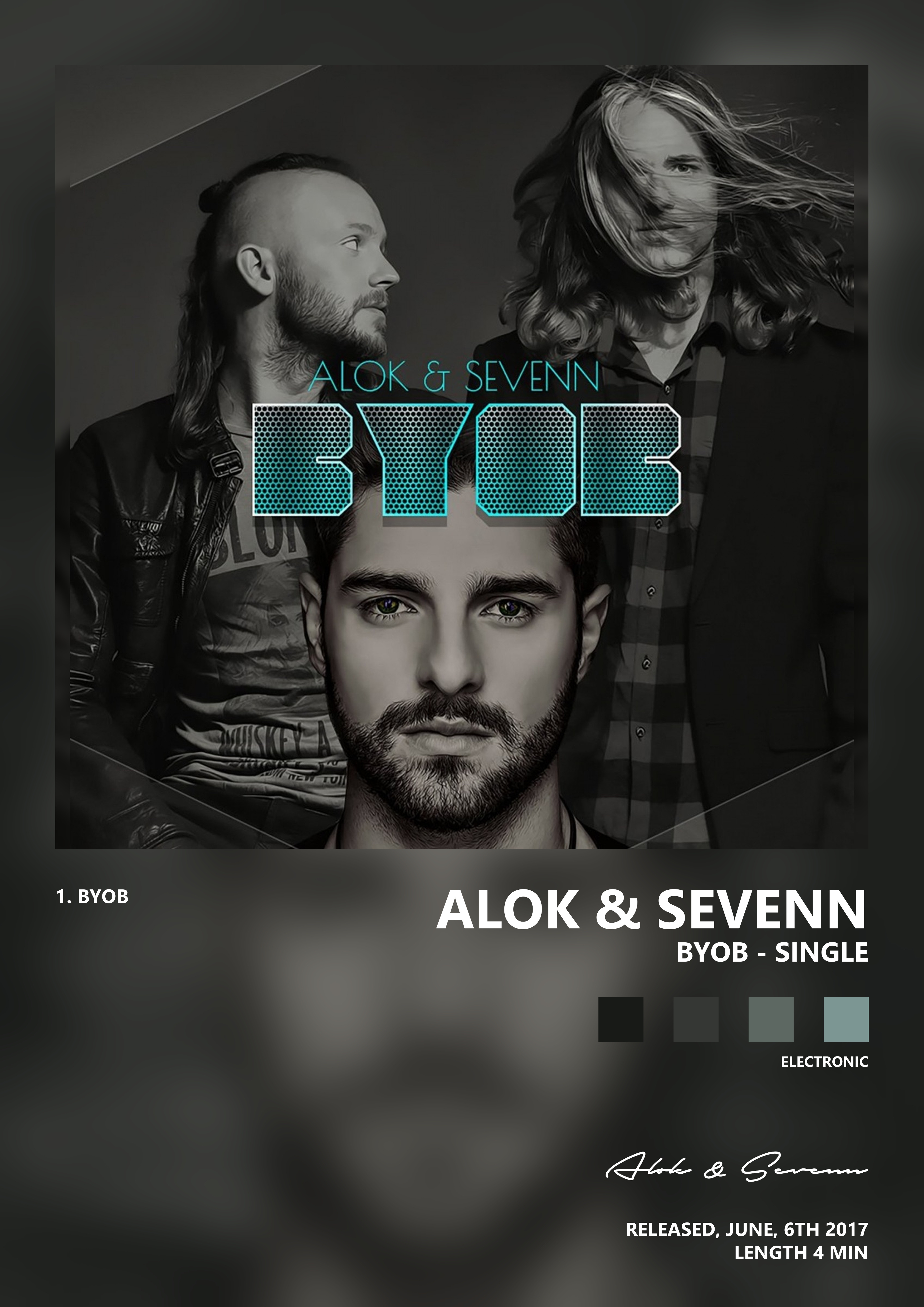 Music poster: Alok Sevenn - Byob - Single