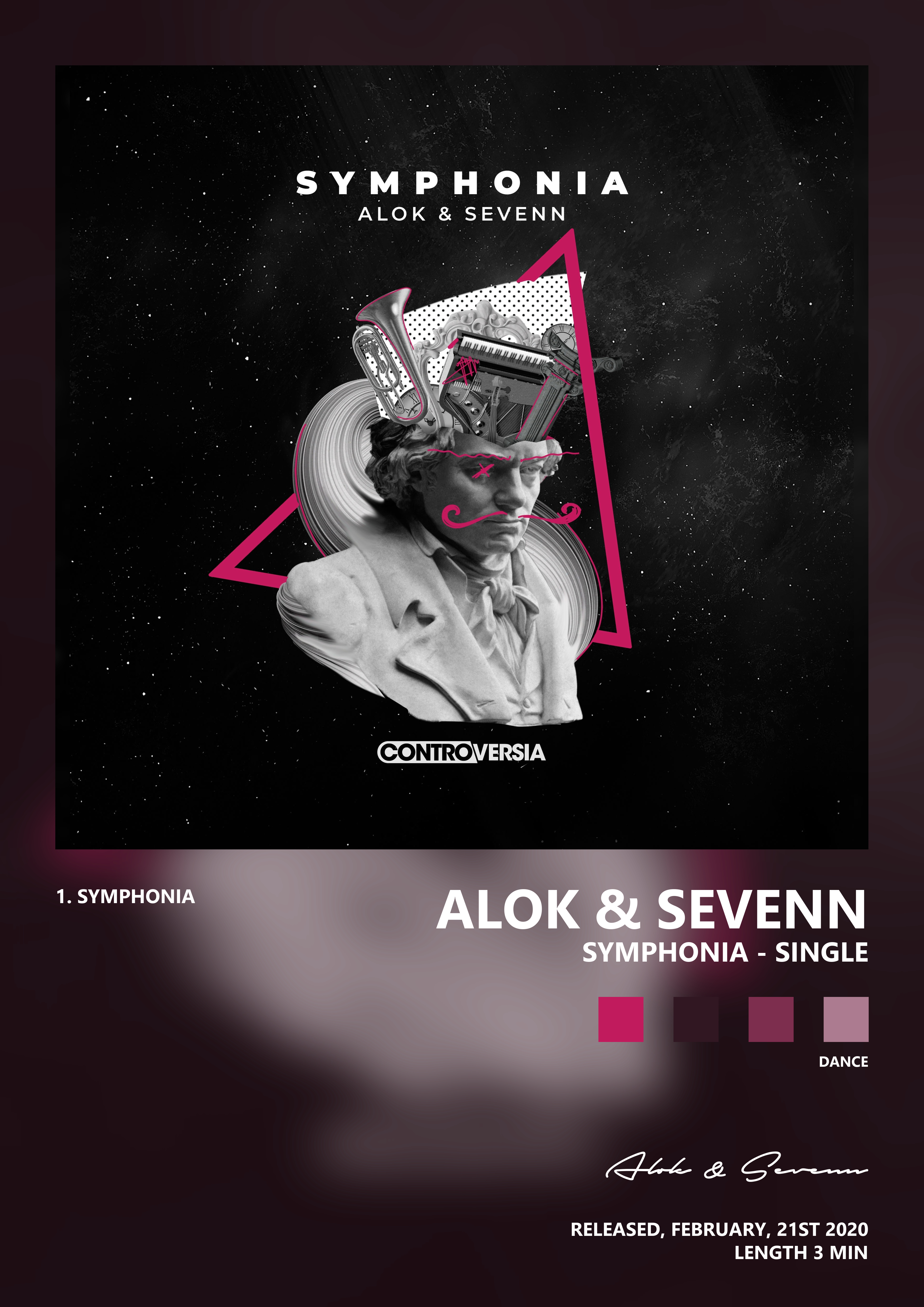 Music poster: Alok Sevenn - Symphonia - Single