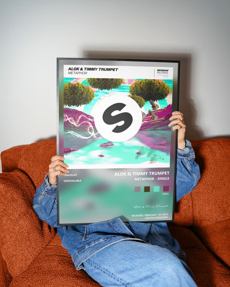 Music poster: Alok Timmy Trumpet - Metaphor - Single