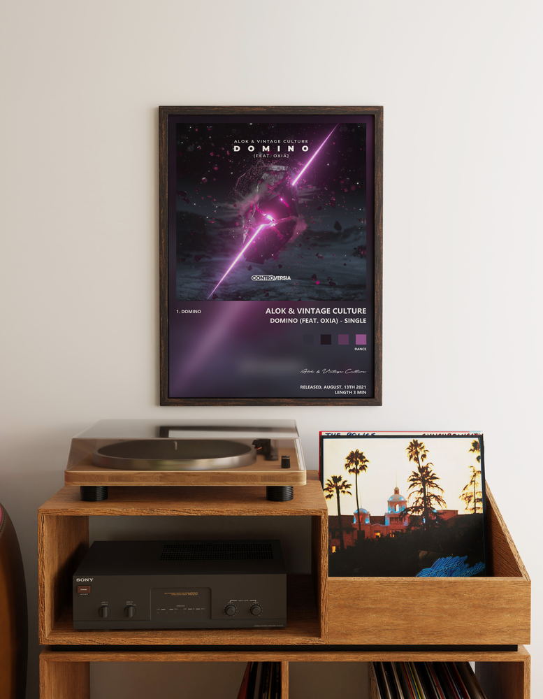 Music poster: Alok Vintage Culture - Domino feat Oxia - Single