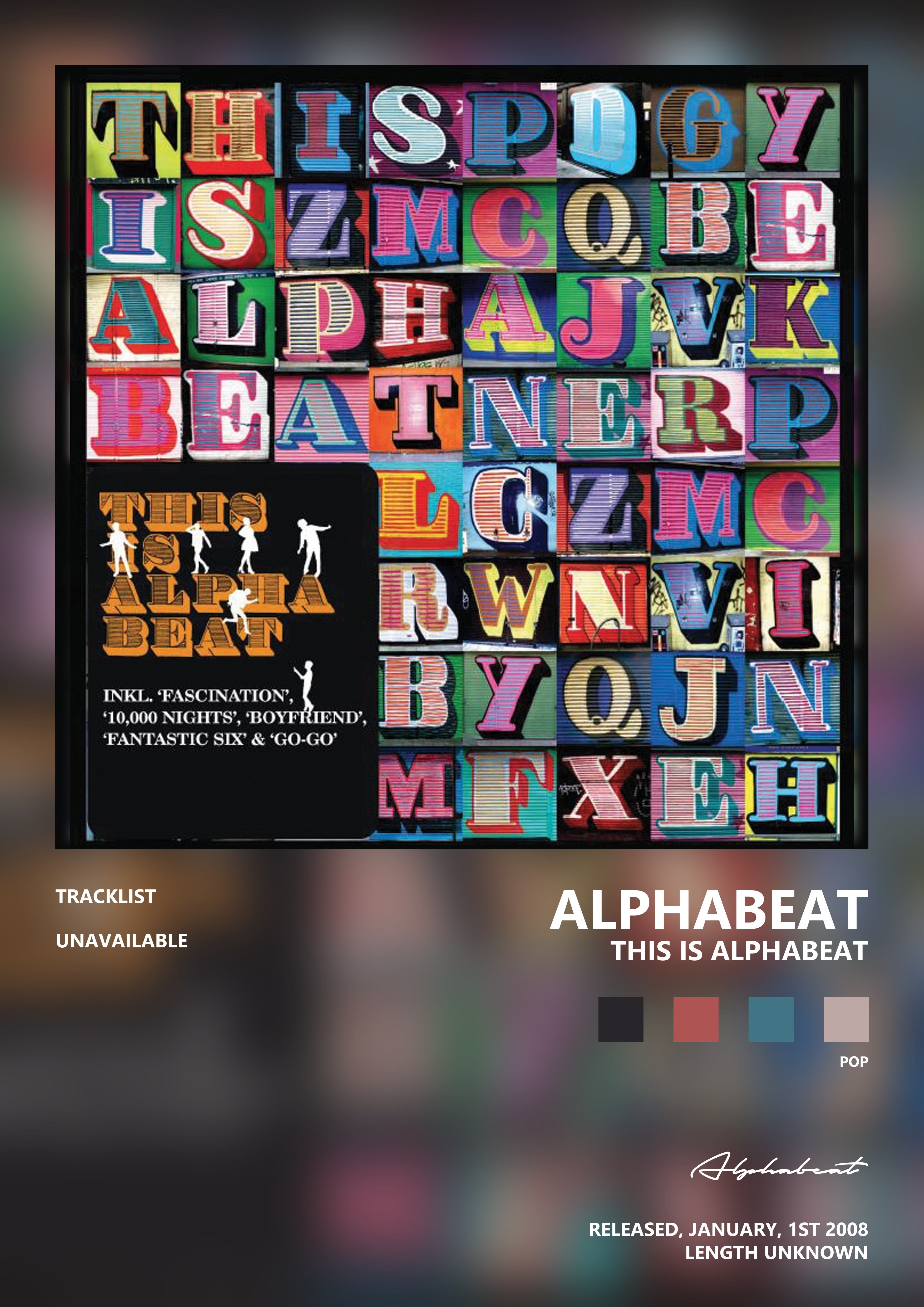 Music poster: Alphabeat - This Is Alphabeat