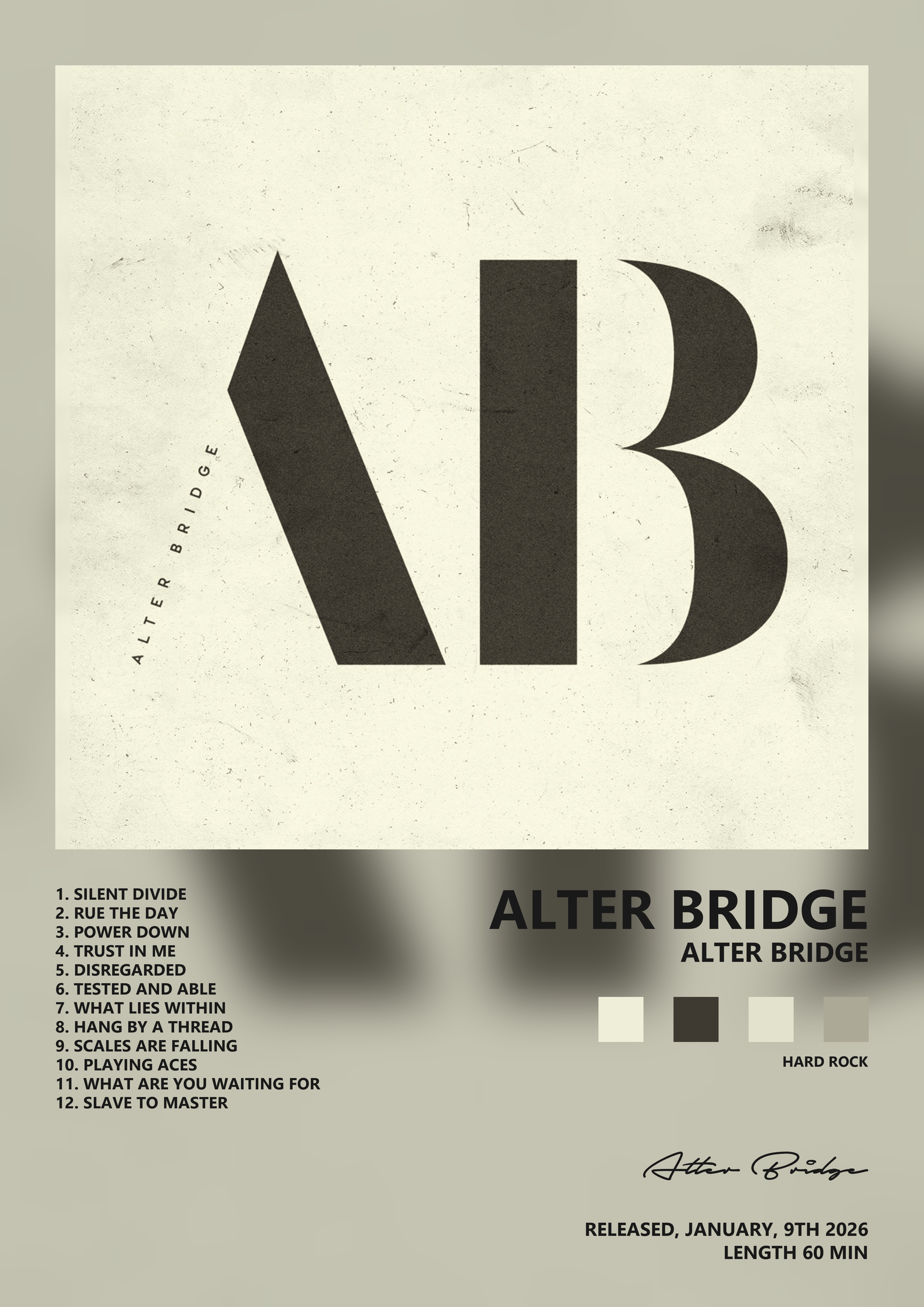 Music poster: Alter Bridge - Alter Bridge