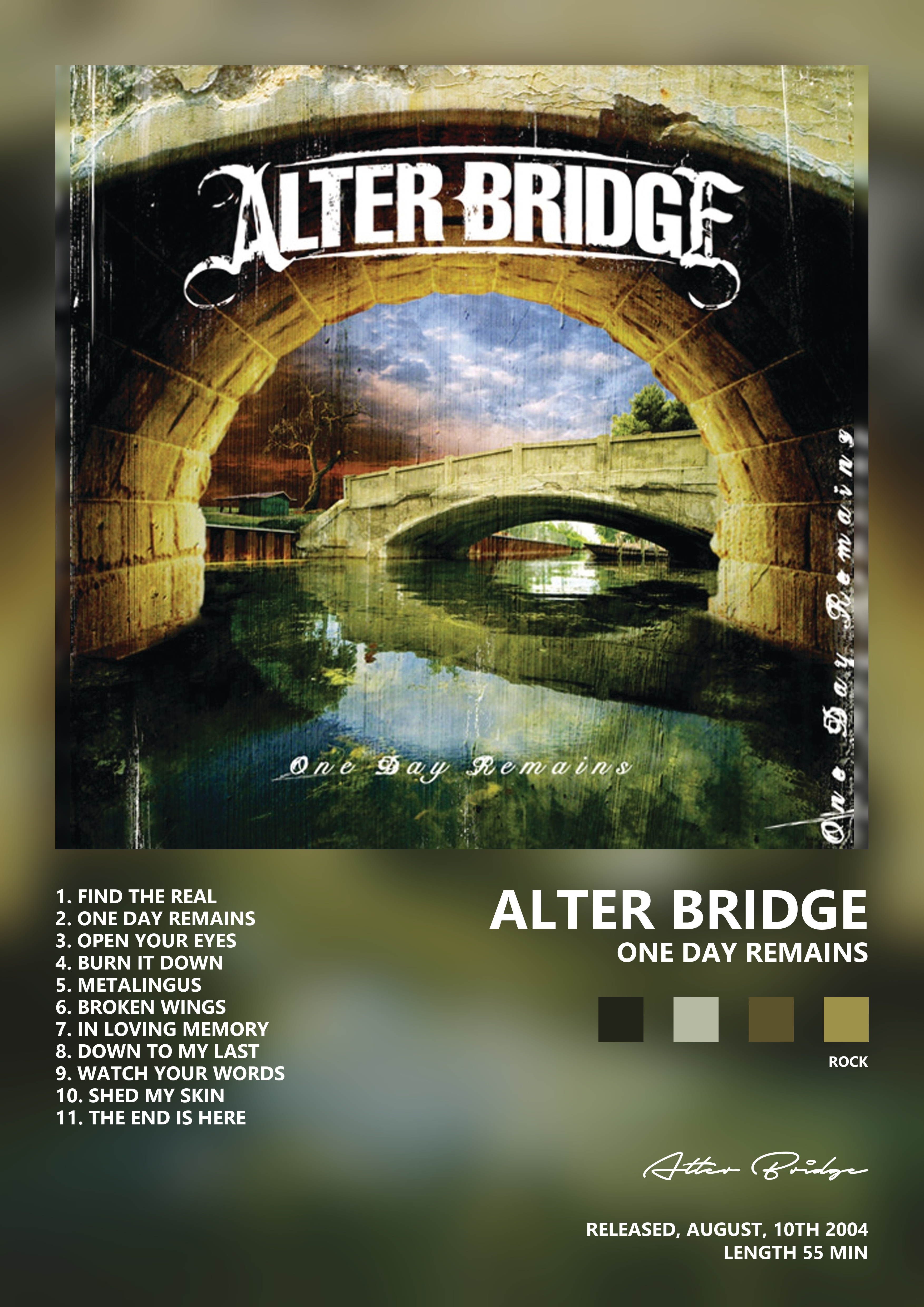 Music poster: Alter Bridge - One Day Remains