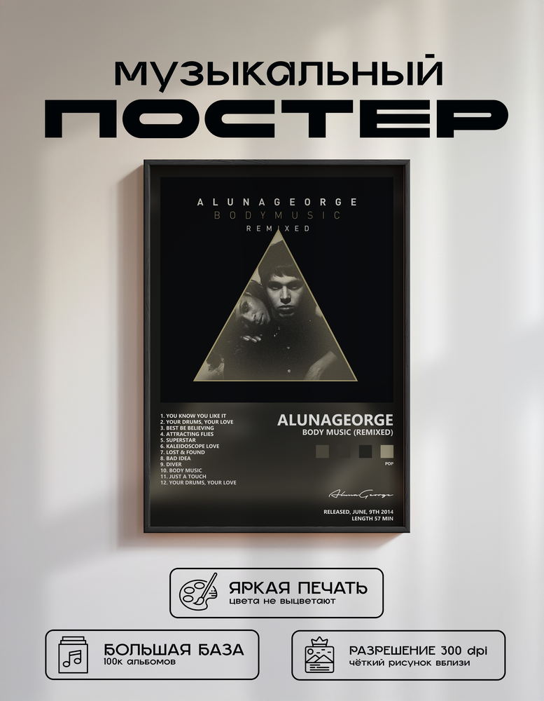 Music poster: AlunaGeorge - Body Music Remixed