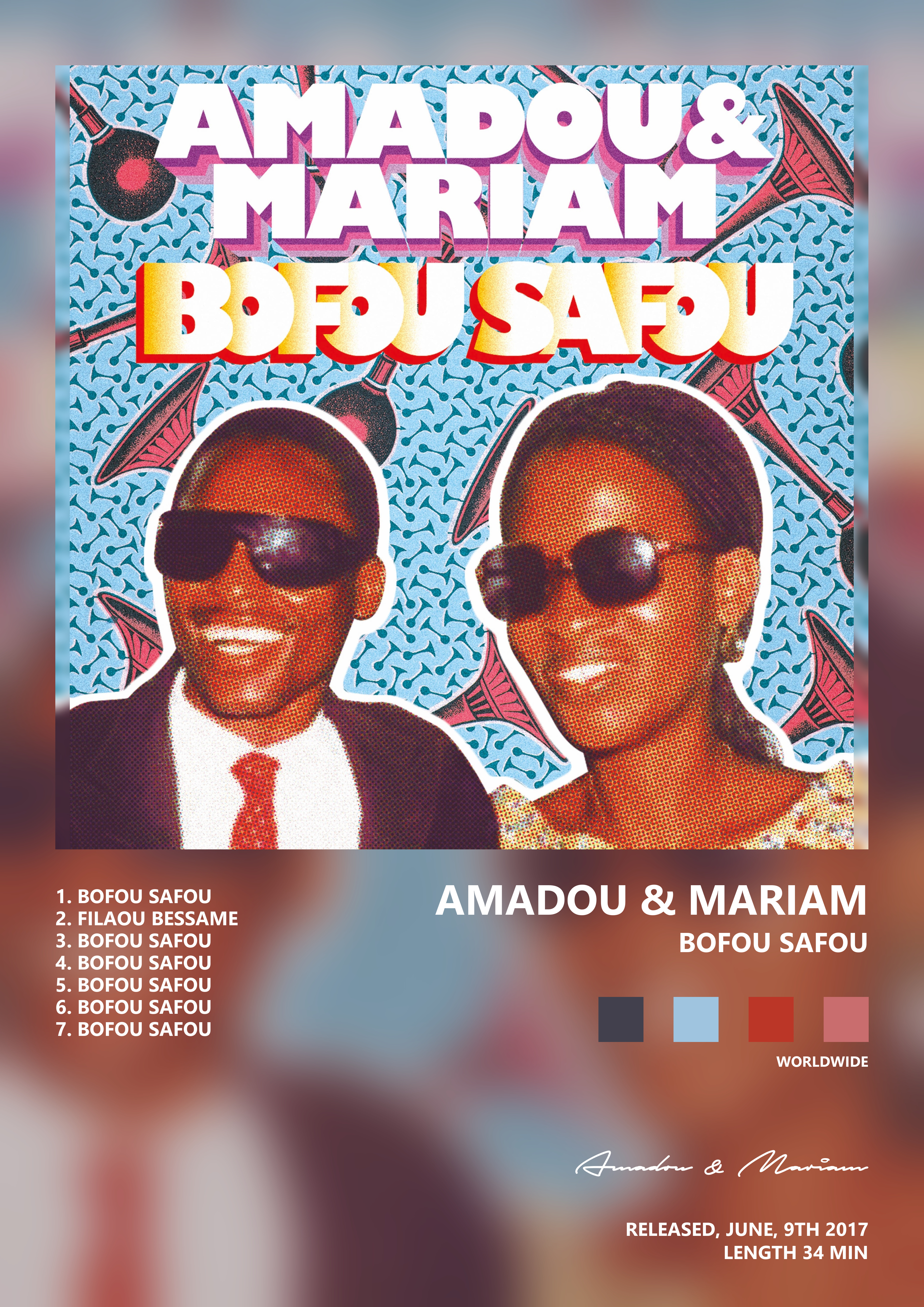 Music poster: Amadou Mariam - Bofou Safou