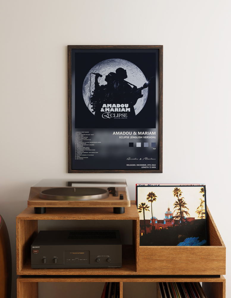 Music poster: Amadou Mariam - Eclipse English Version