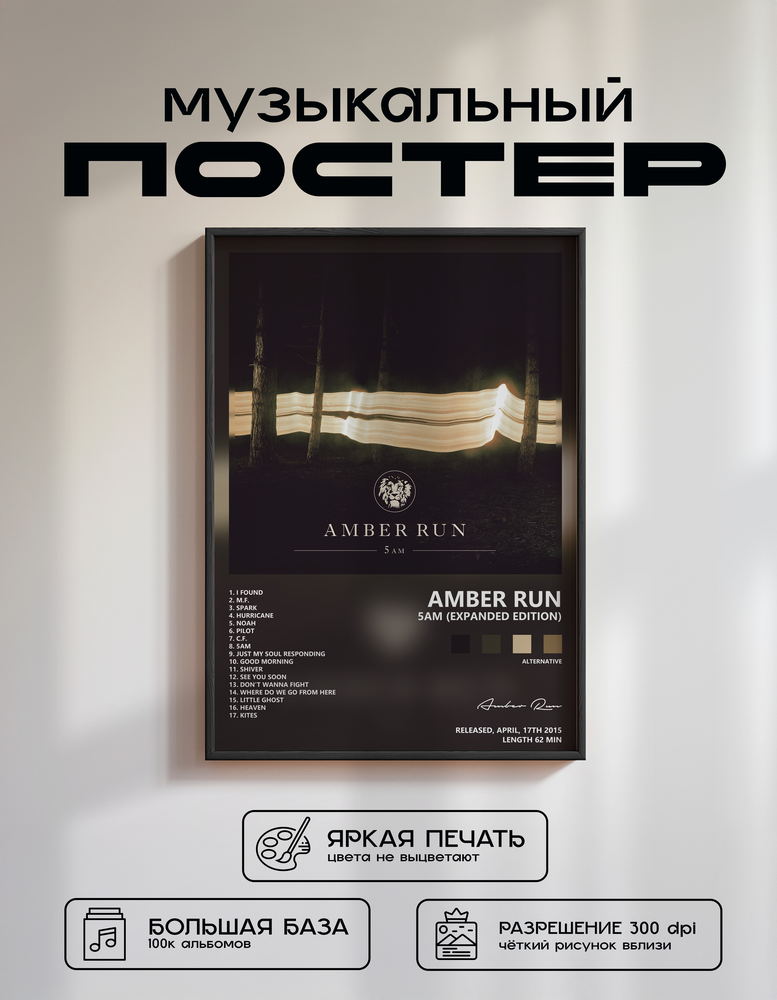 Music poster: Amber Run - 5AM Expanded Edition