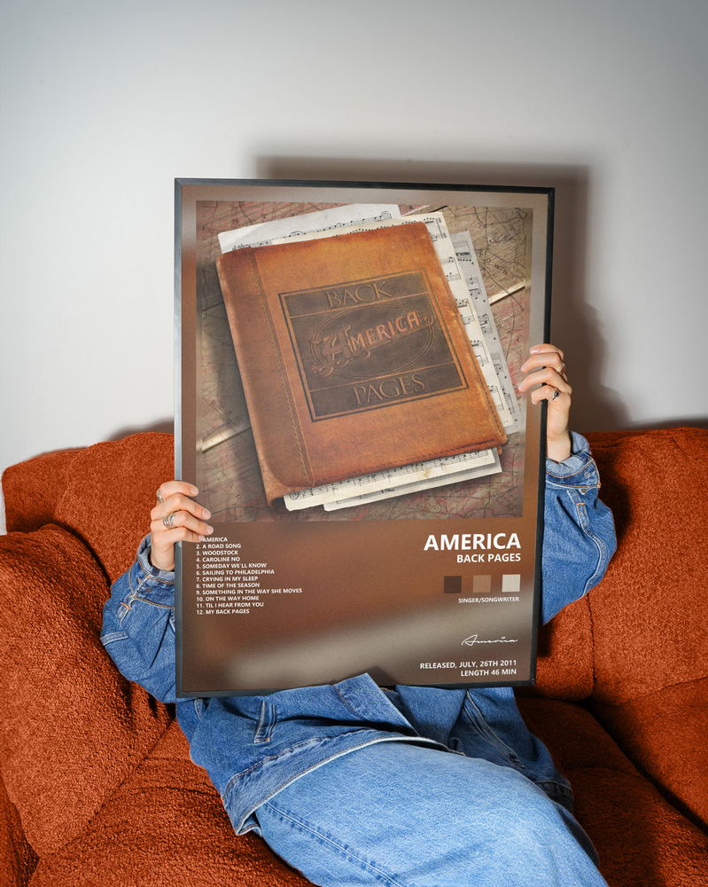 Music poster: America - Back Pages