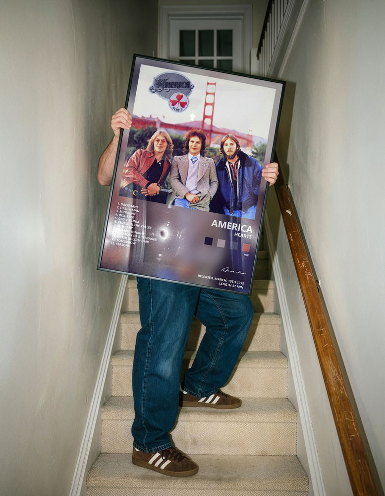 Music poster: America - Hearts