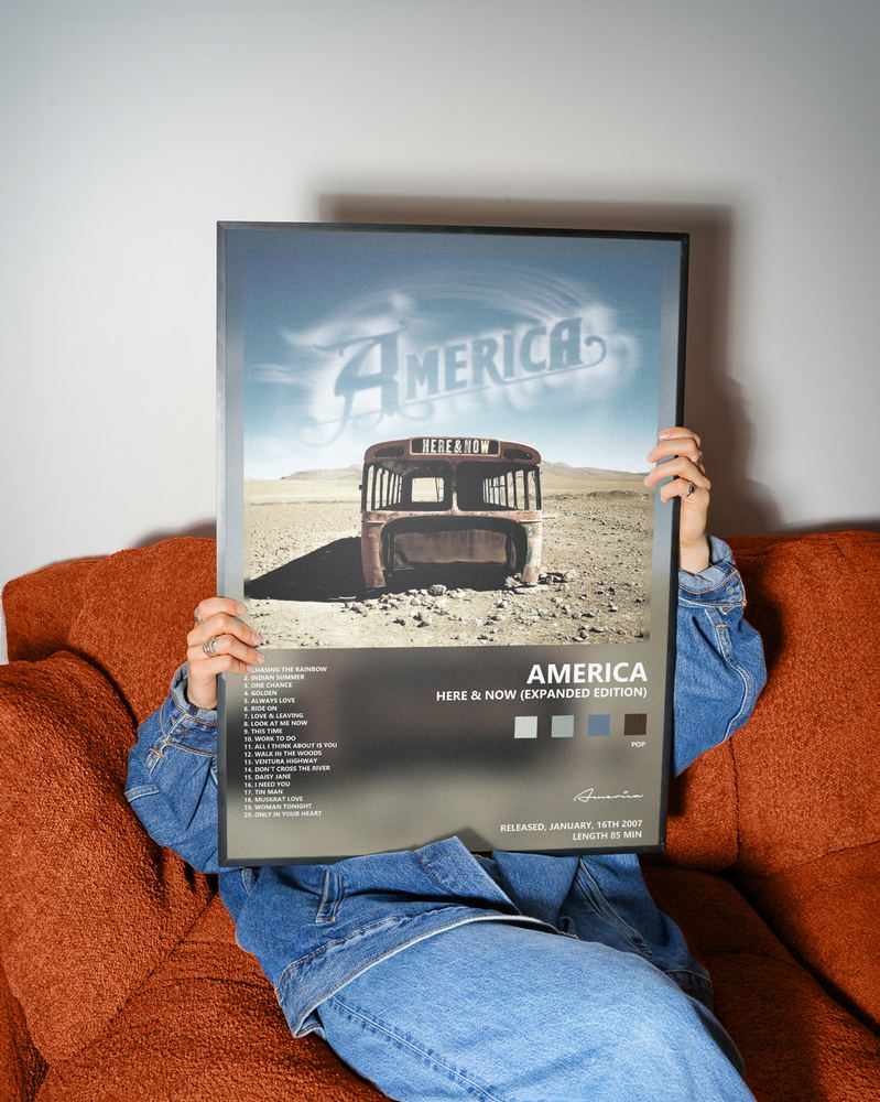 Music poster: America - Here Now Expanded Edition