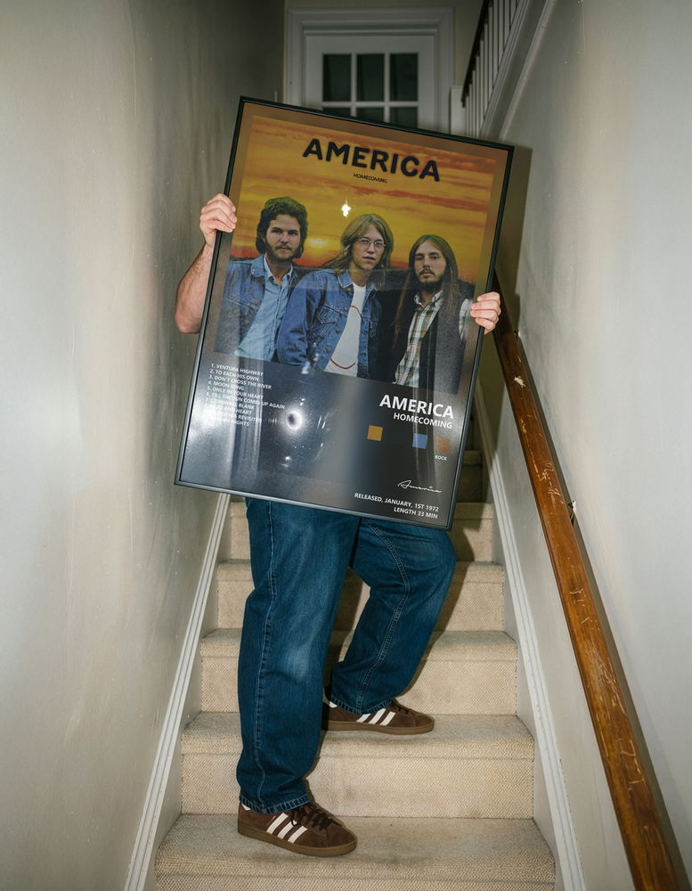 Music poster: America - Homecoming