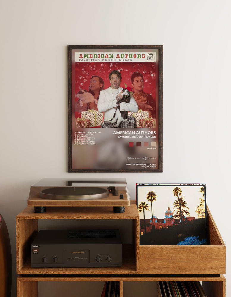 Music poster: American Authors - Favorite Time of the Year