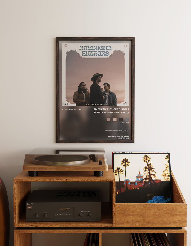 Music poster: American Authors ROZES - Something Amazing - Single