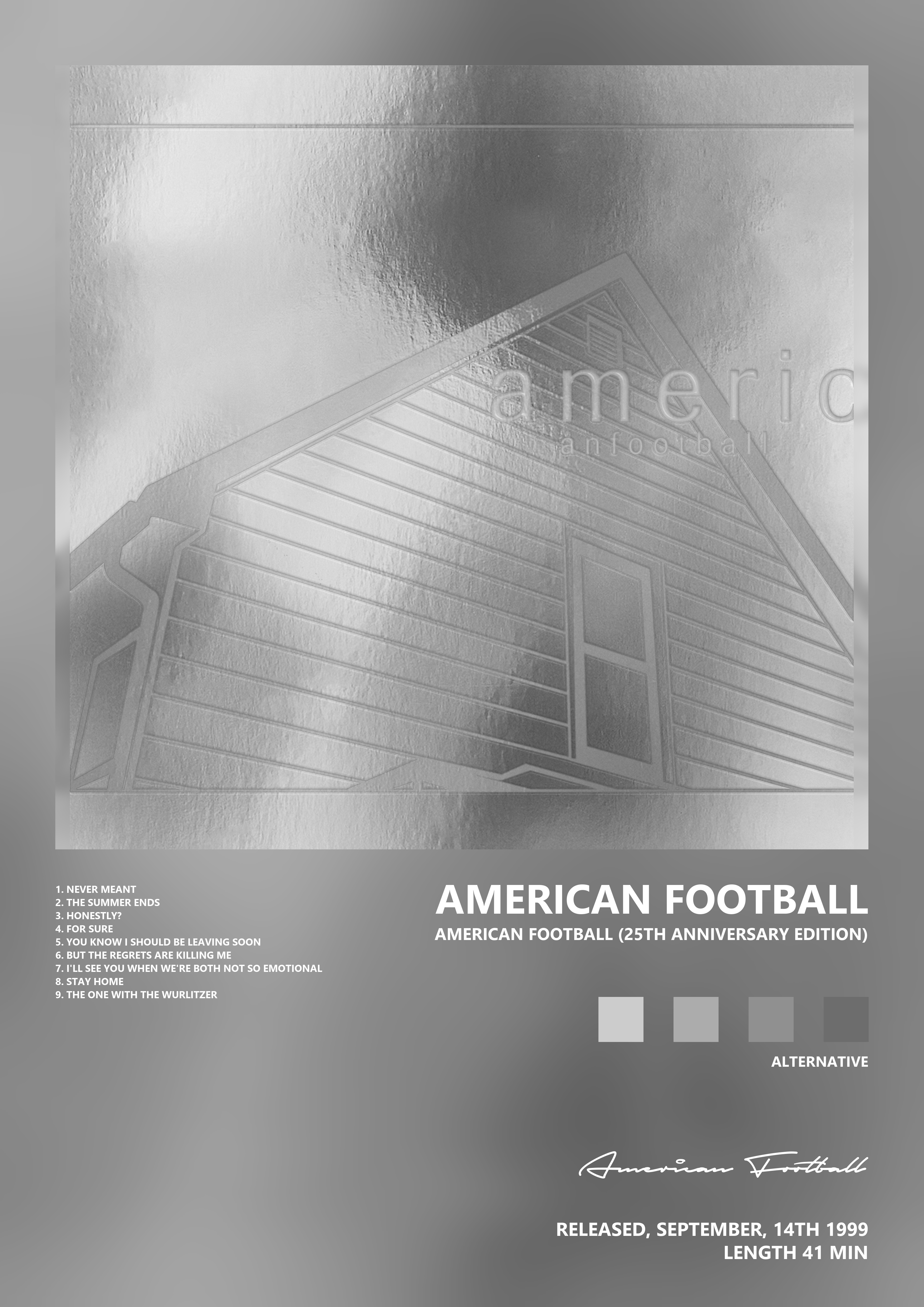 Music poster: American Football - American Football 25th Anniversary Edition