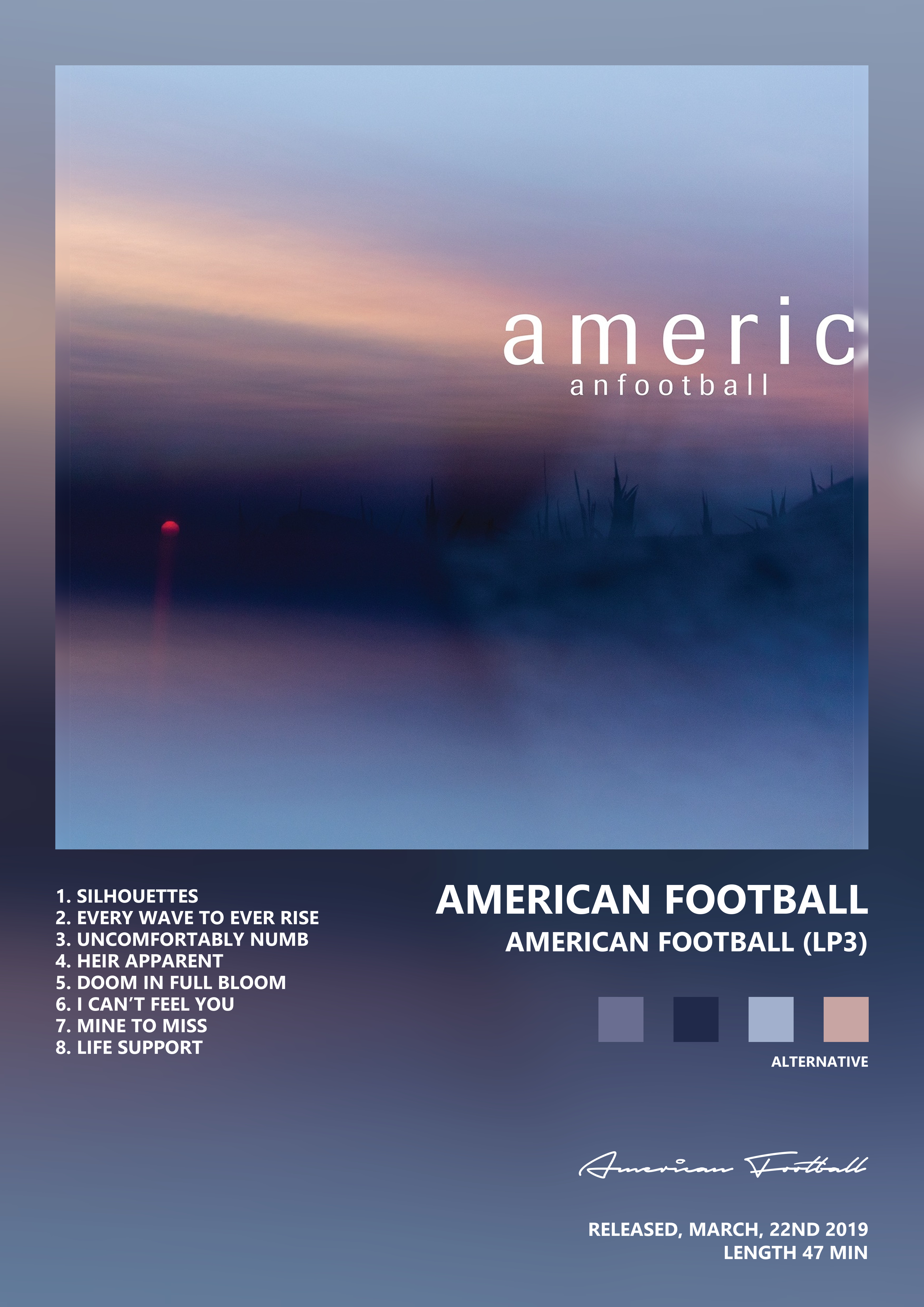 Music poster: American Football - American Football Lp3