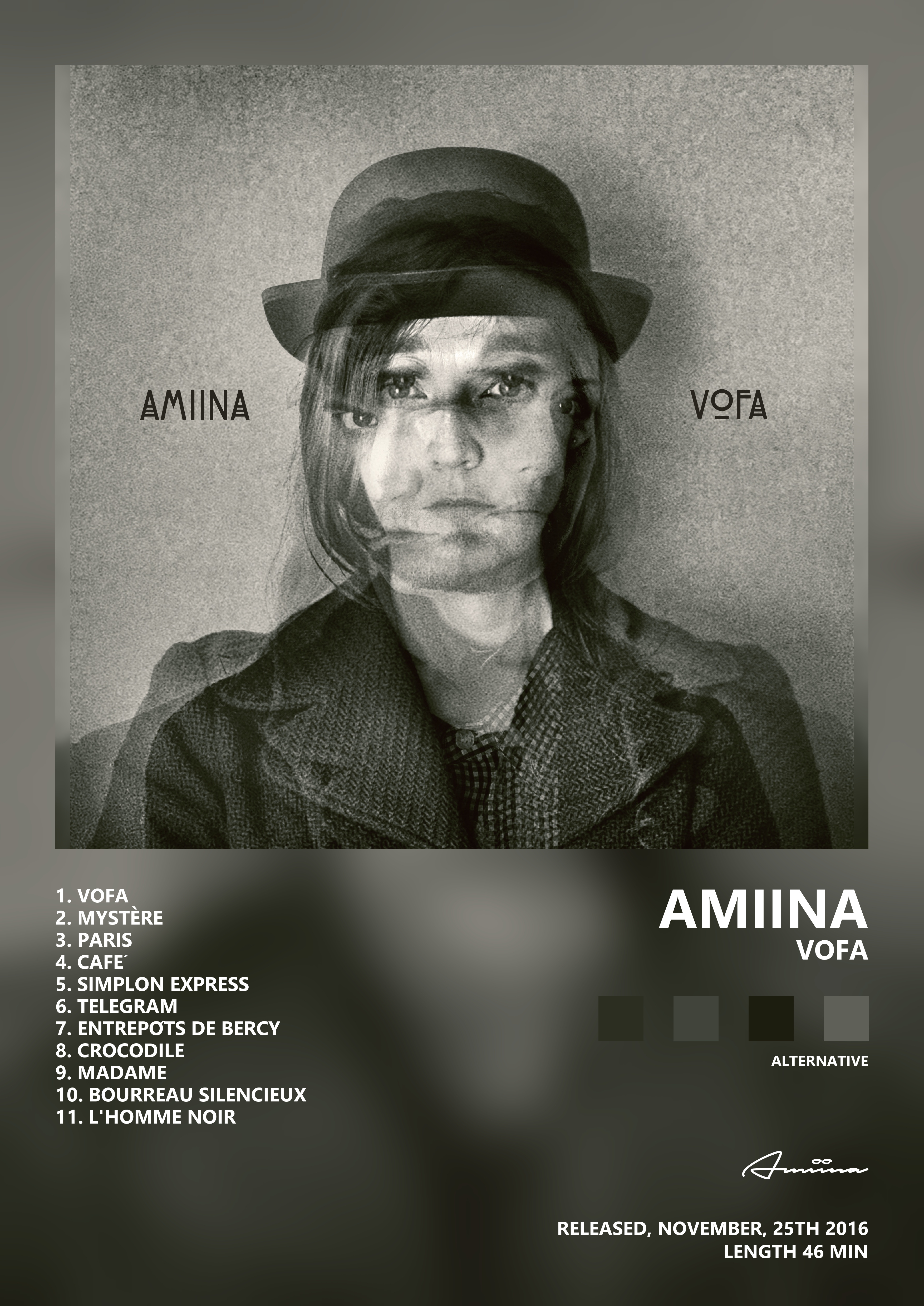 Music poster: Amiina - Vofa