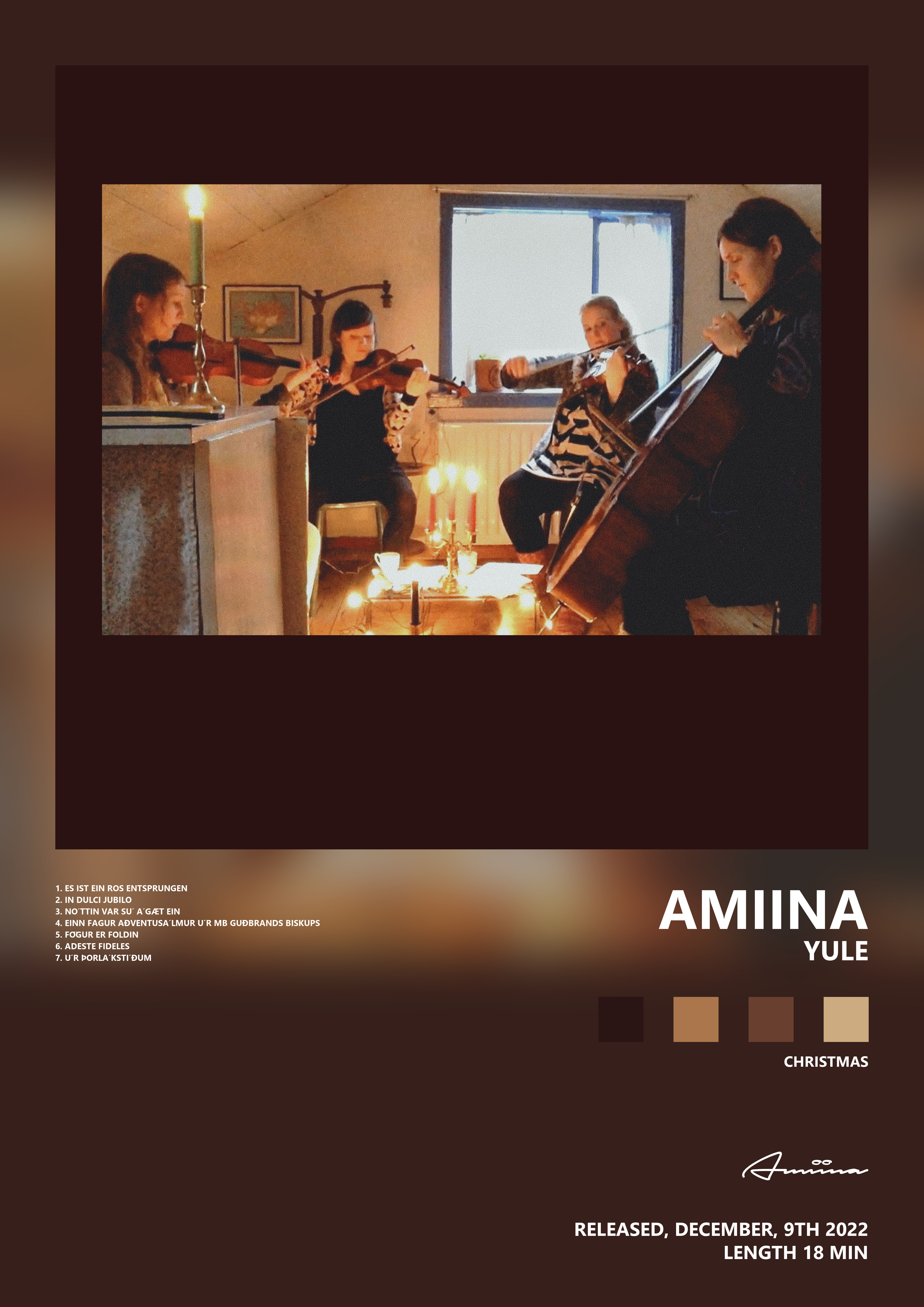 Music poster: Amiina - Yule