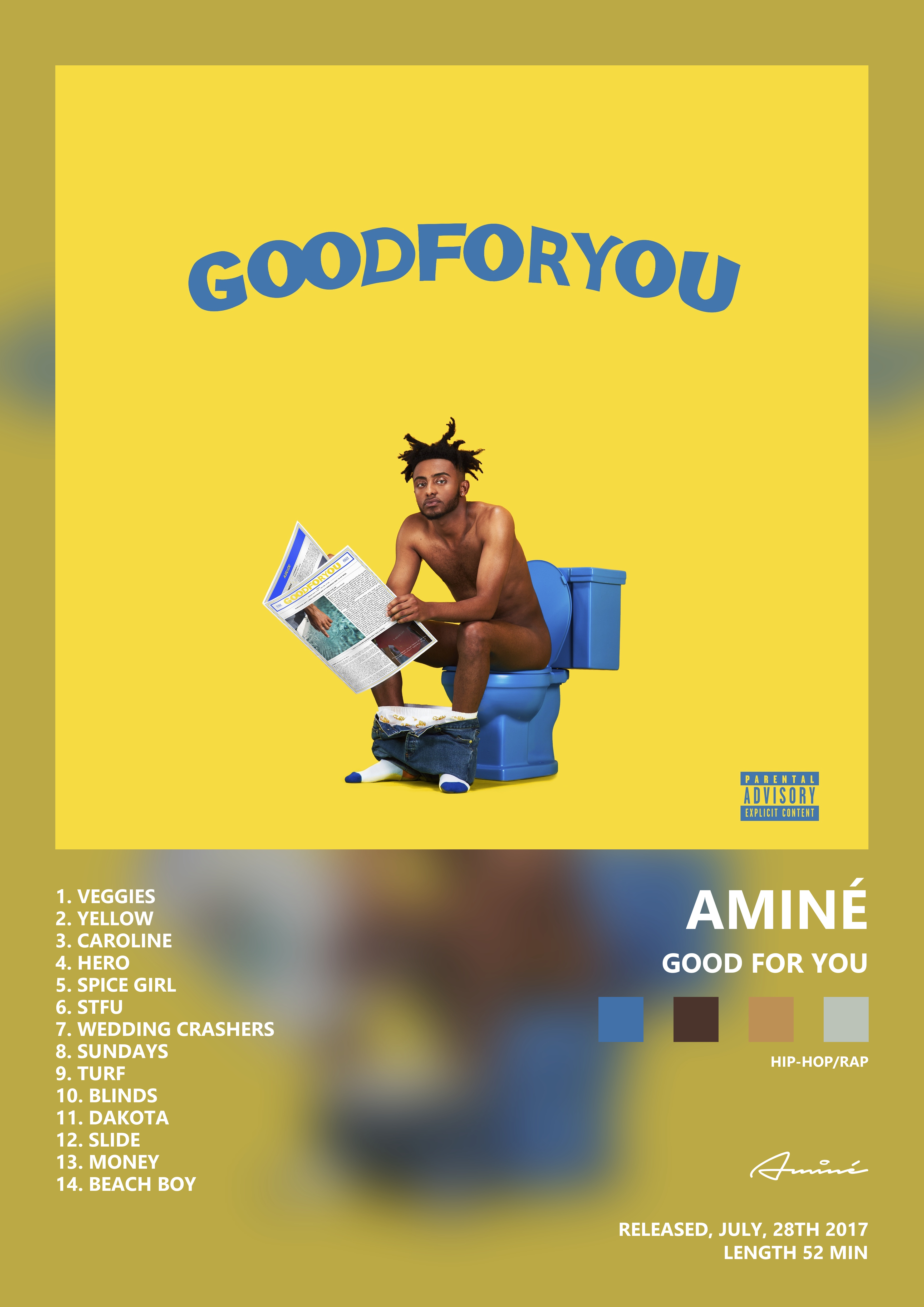 Music poster: Aminé - Good For You