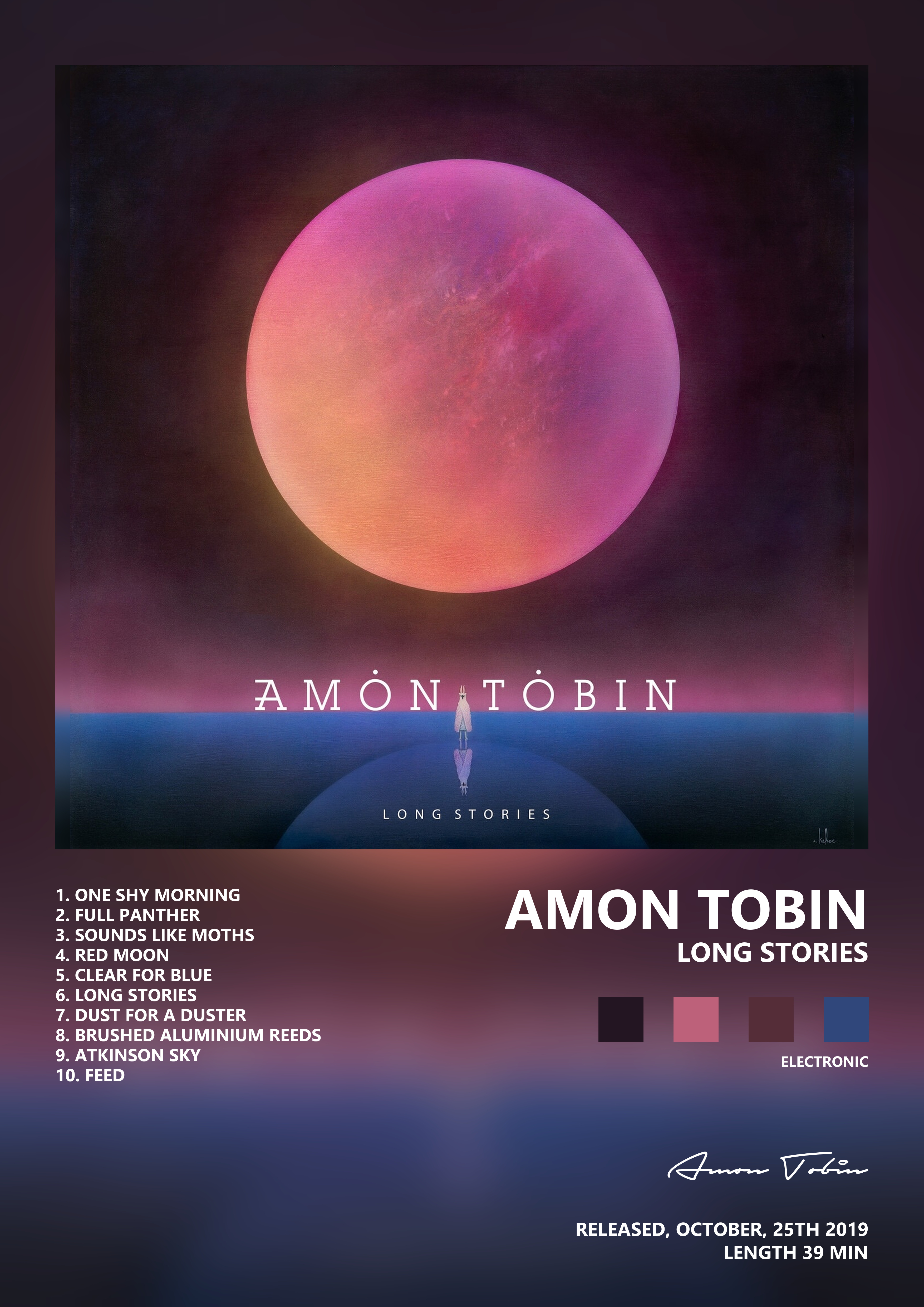 Music poster: Amon Tobin - Long Stories