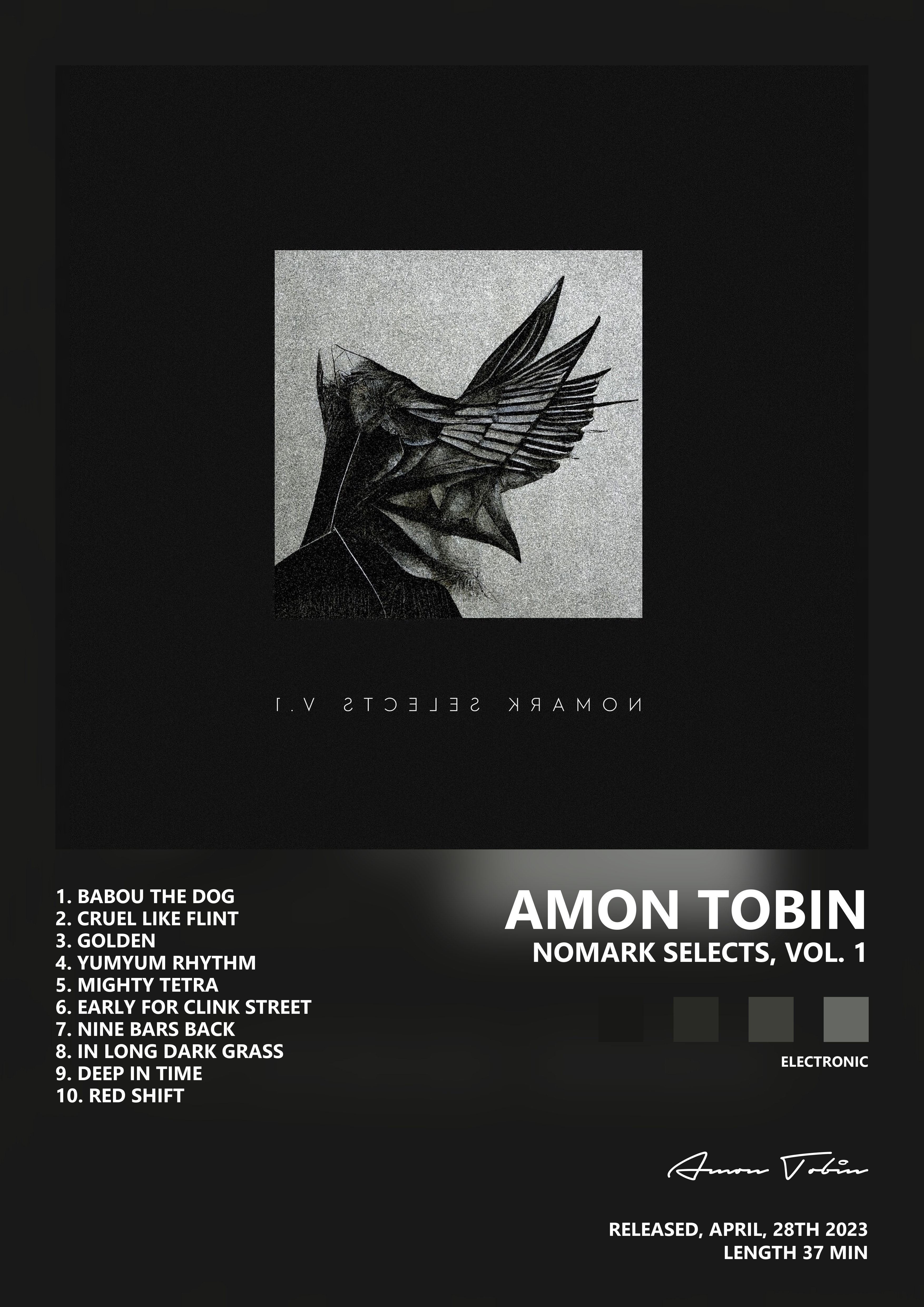 Music poster: Amon Tobin - Nomark Selects Vol 1