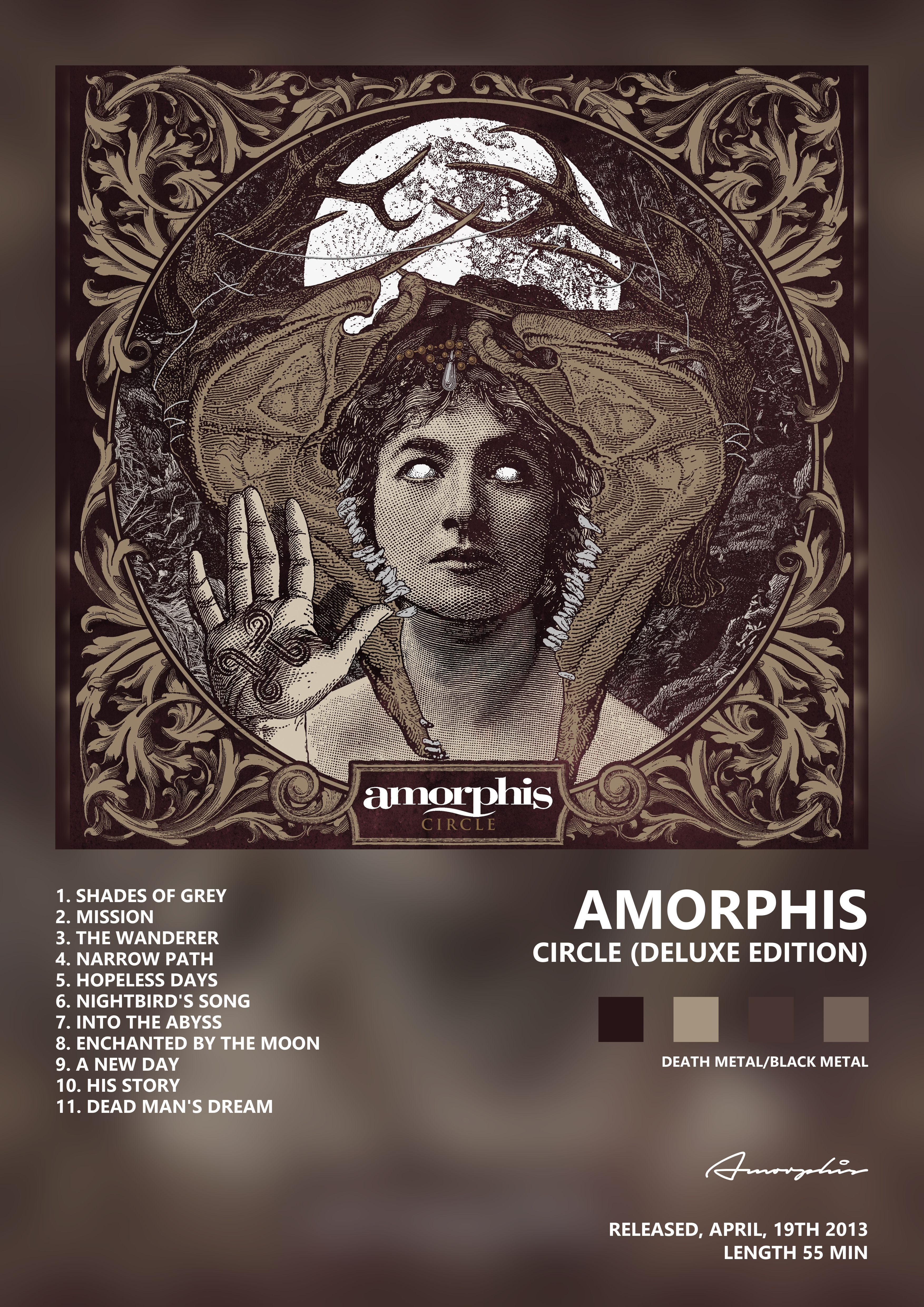 Music poster: Amorphis - Circle Deluxe Edition