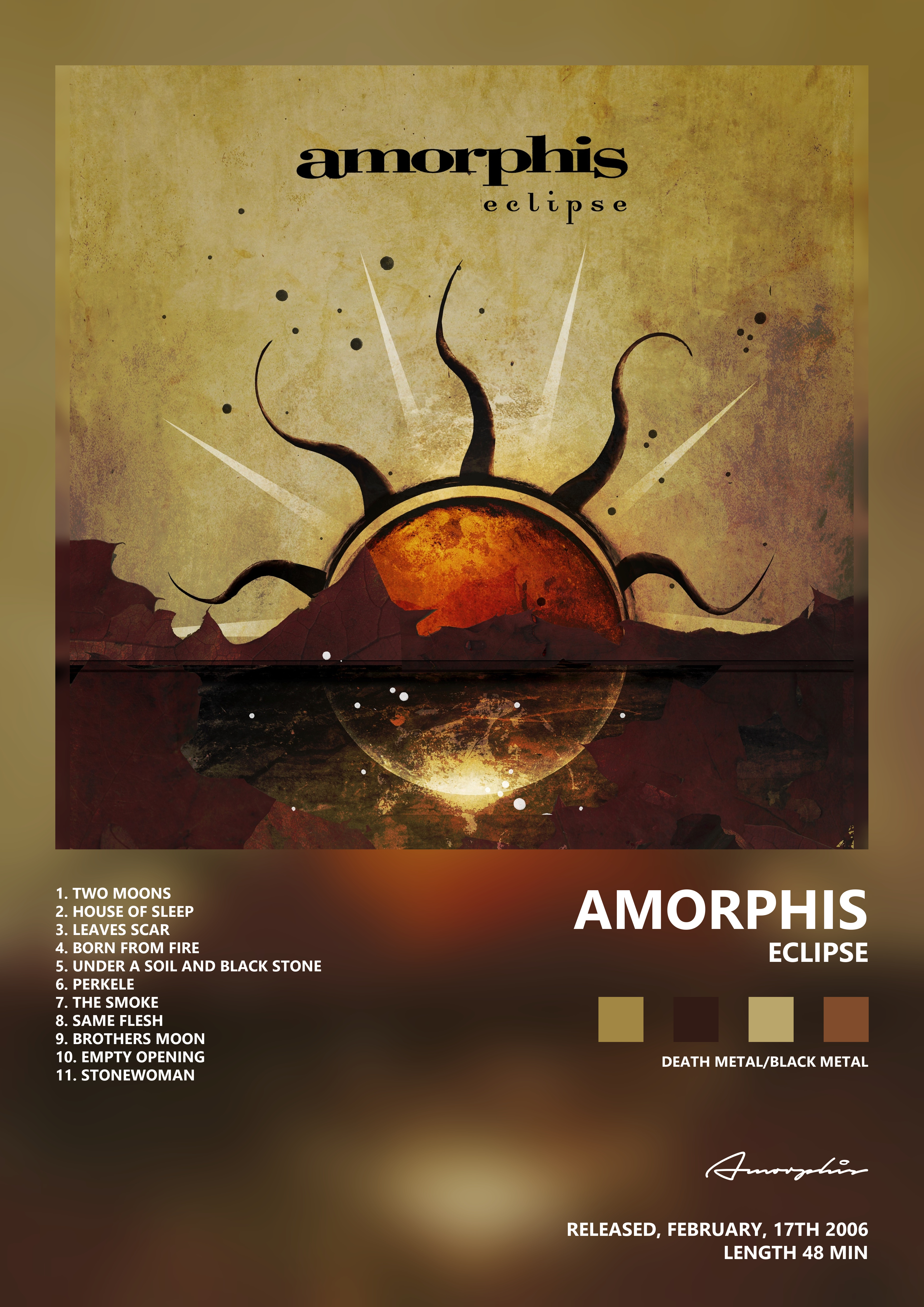 Music poster: Amorphis - Eclipse