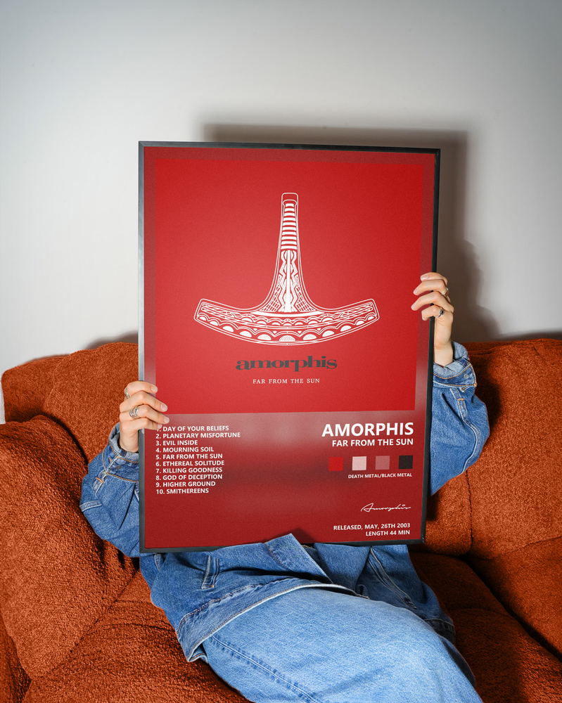 Music poster: Amorphis - Far from the Sun
