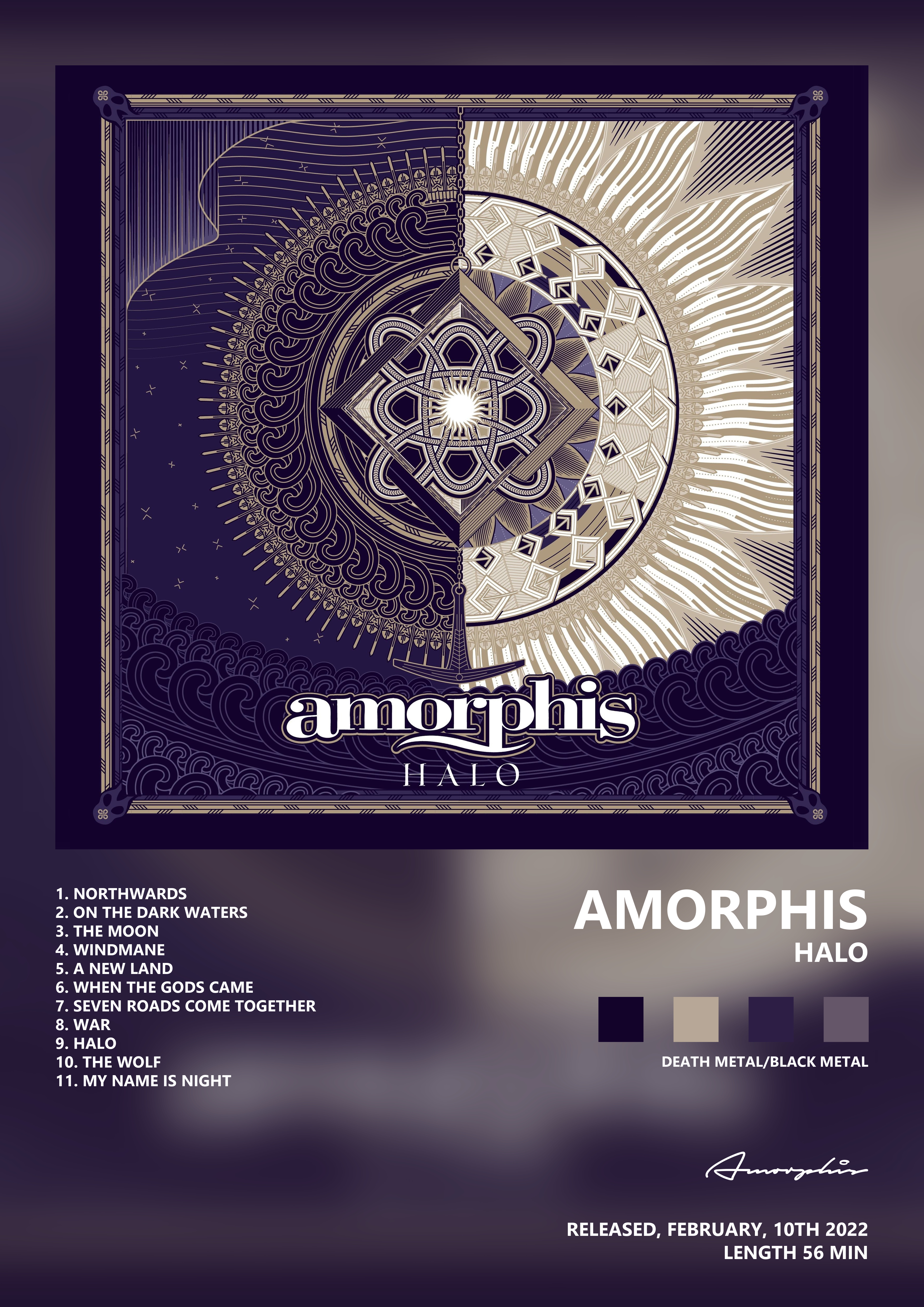Music poster: Amorphis - Halo
