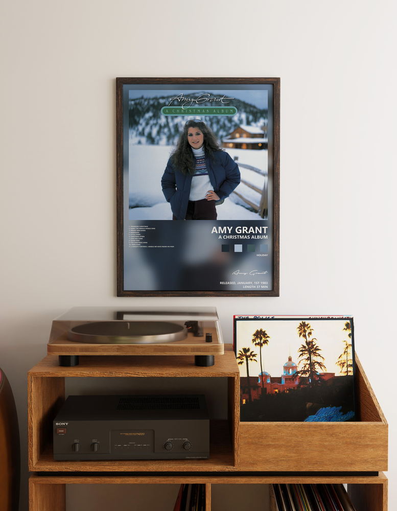 Music poster: Amy Grant - A Christmas Album