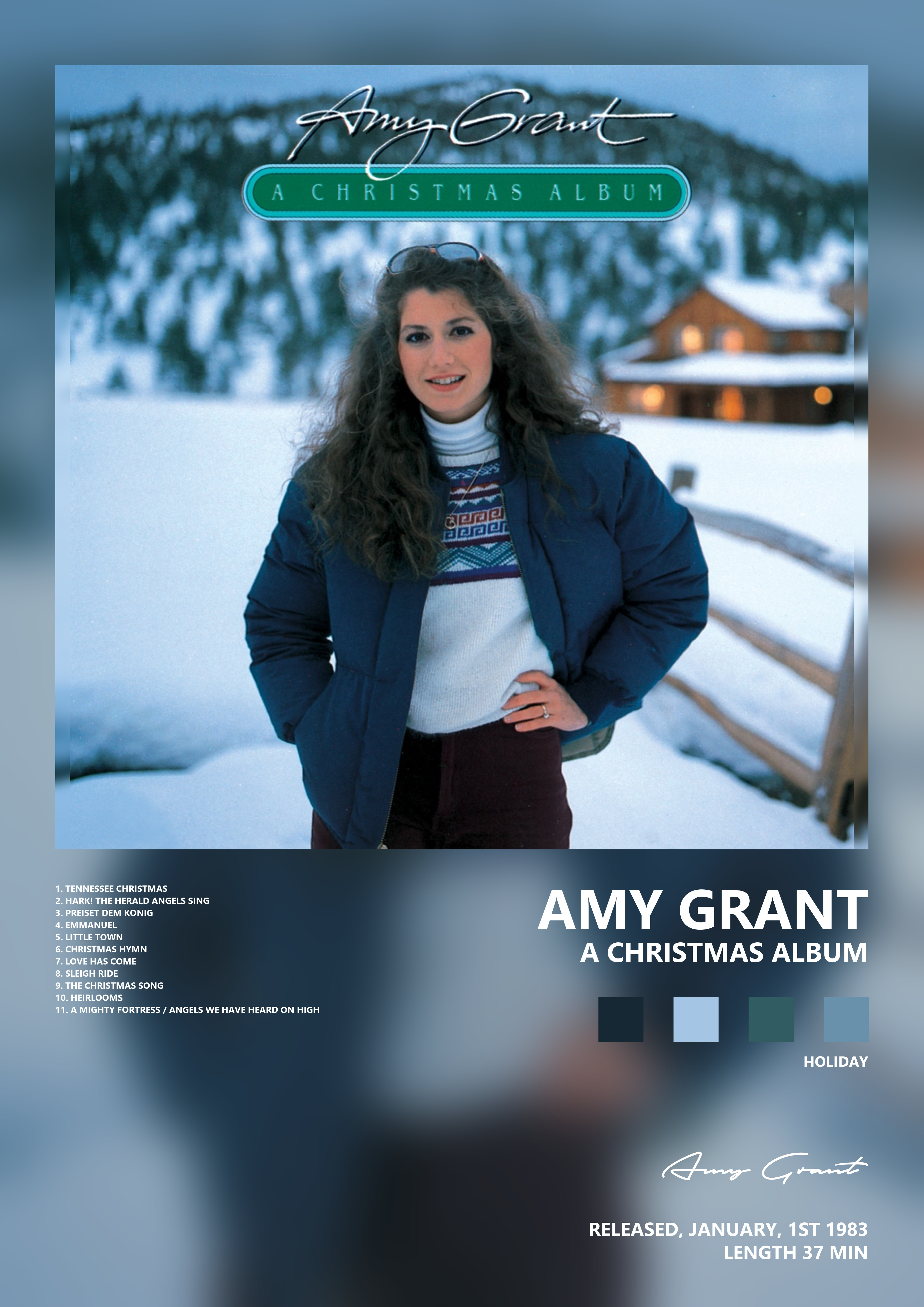 Music poster: Amy Grant - A Christmas Album