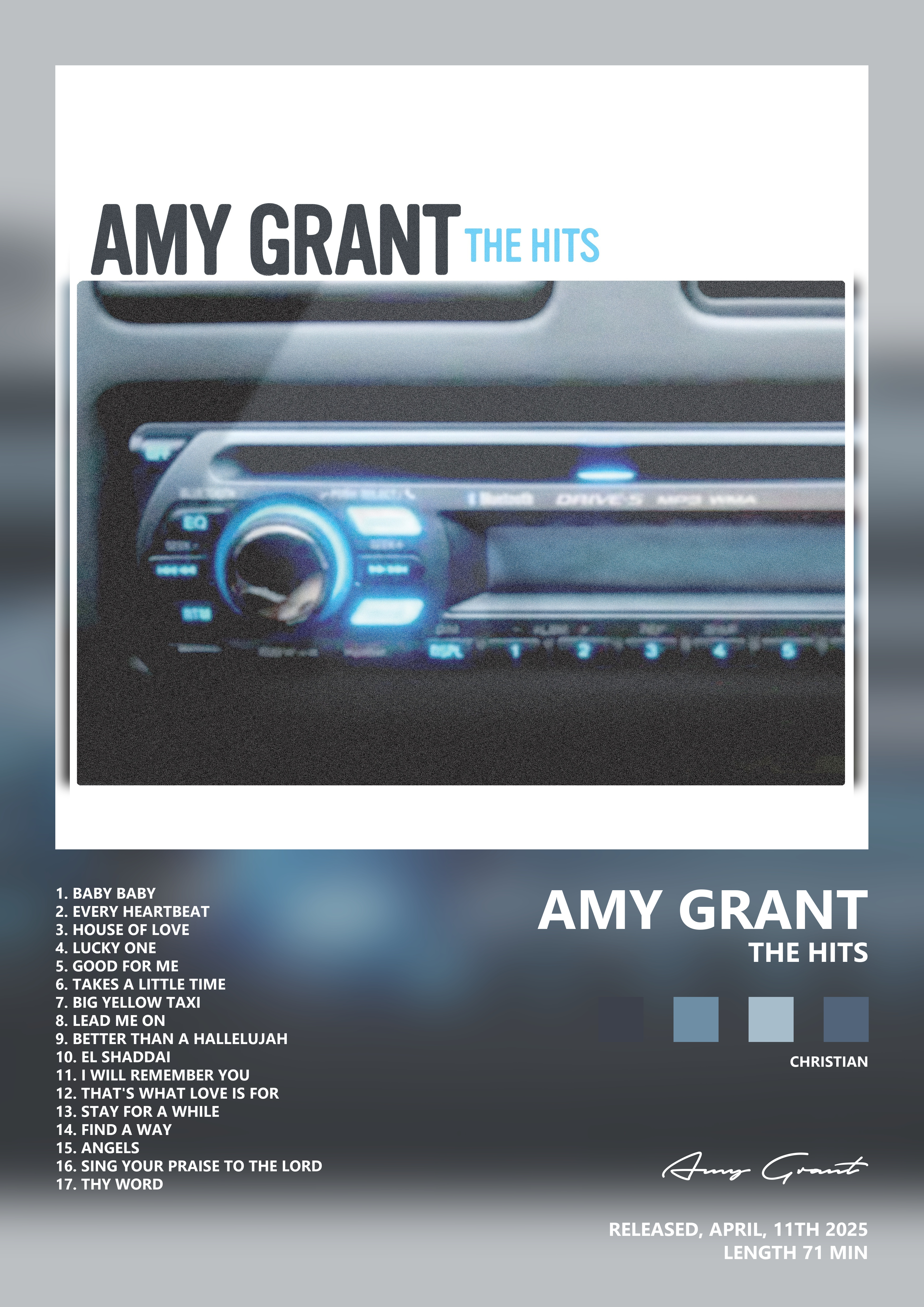 Music poster: Amy Grant - The Hits