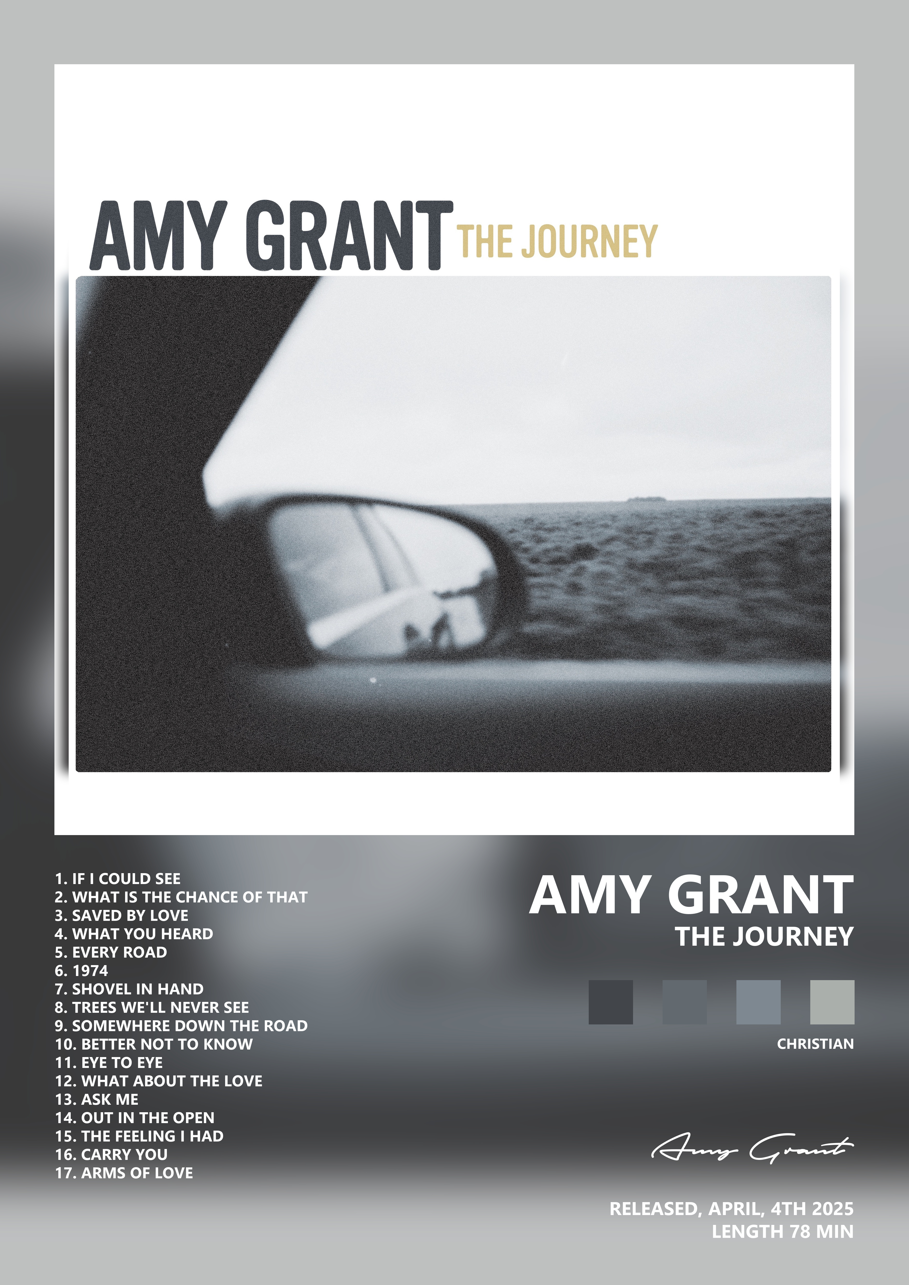 Music poster: Amy Grant - The Journey