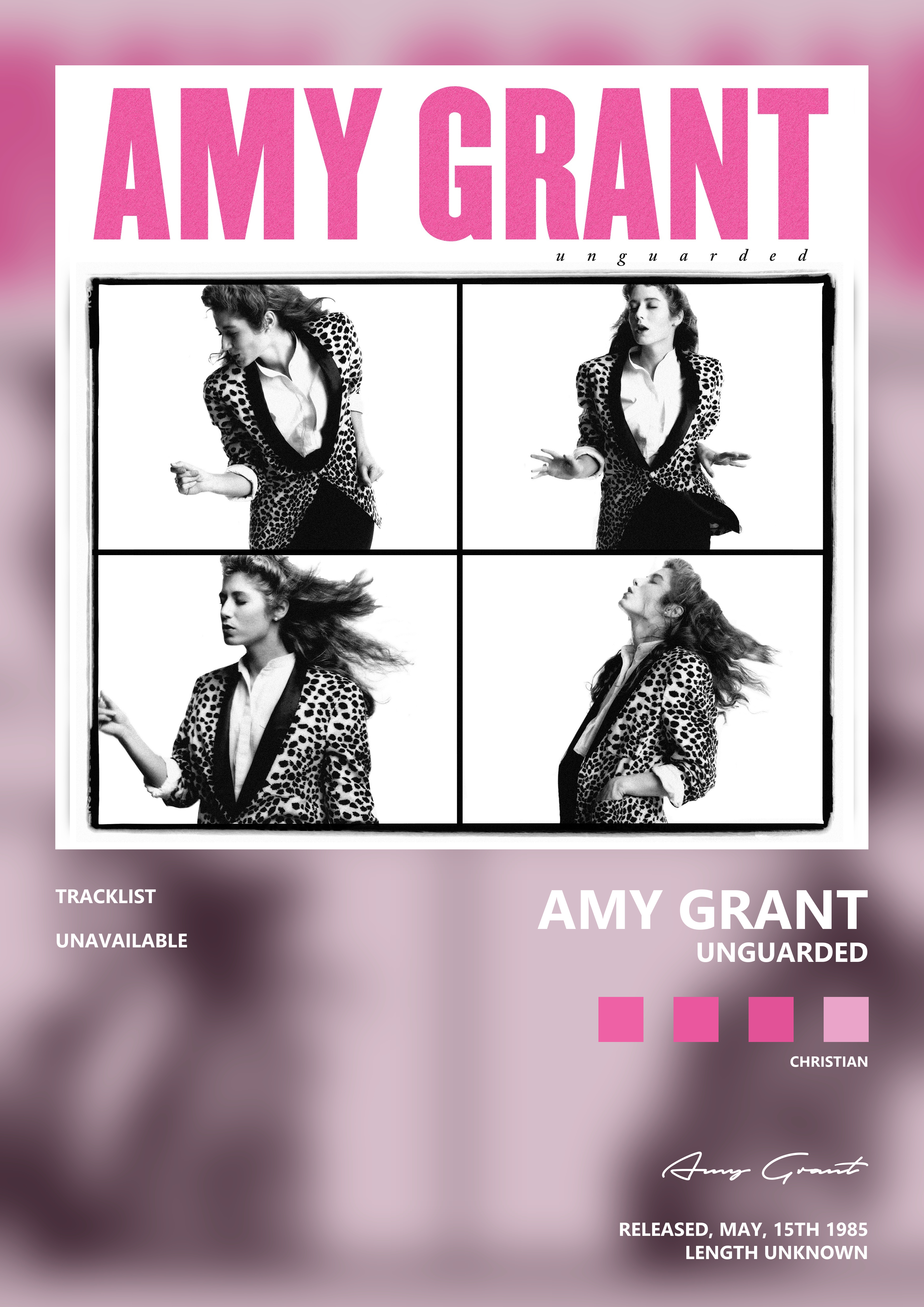 Music poster: Amy Grant - Unguarded