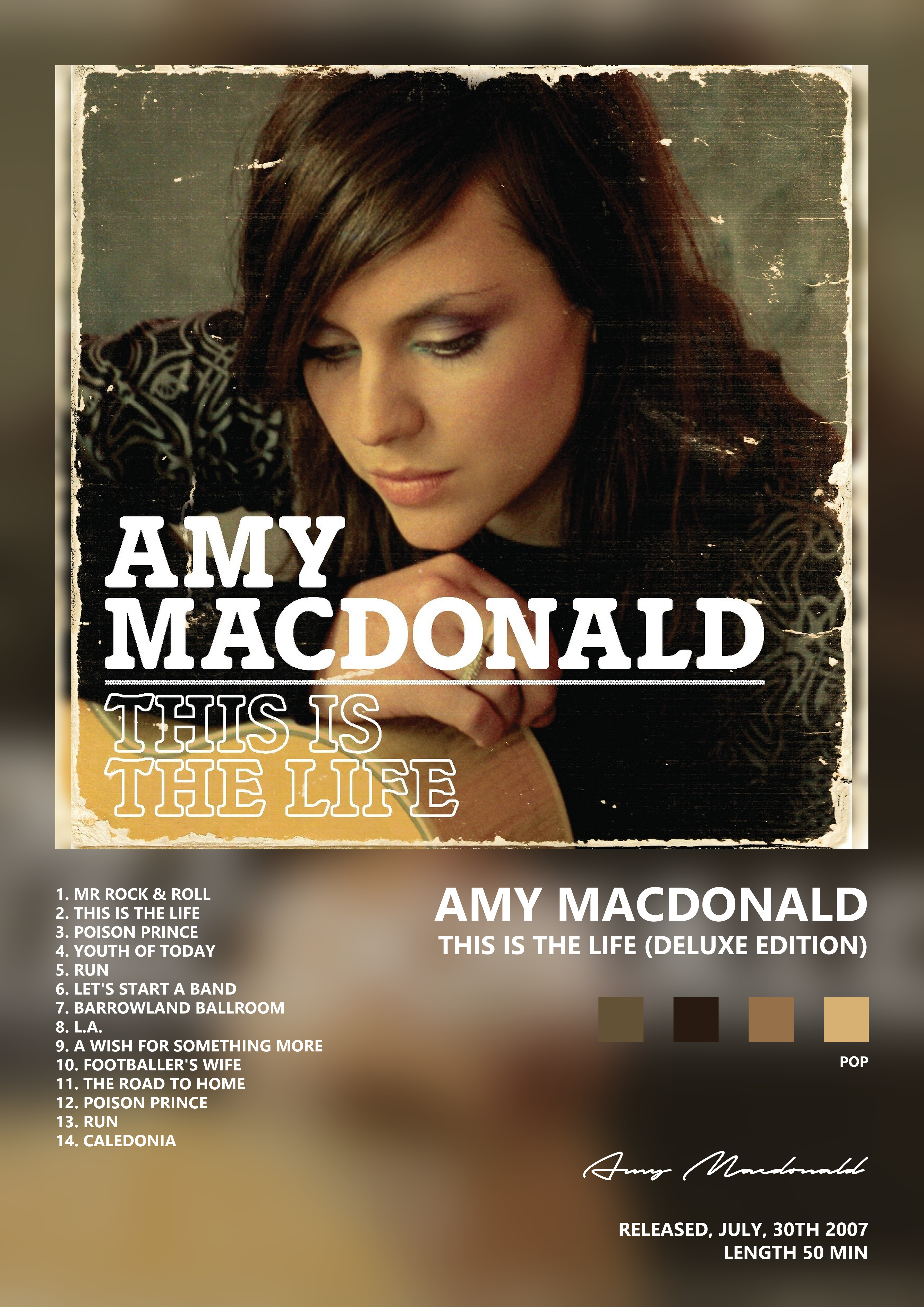 Music poster: Amy Macdonald - This Is the Life Deluxe Edition