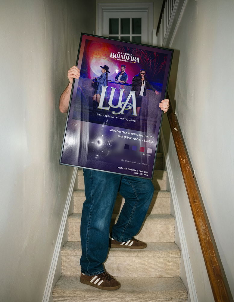 Music poster: Ana Castela Hungria Hip Hop - Lua feat Alok - Single