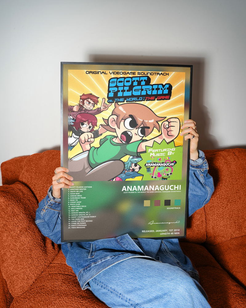 Music poster: Anamanaguchi - Scott Pilgrim vs the World The Game Original Videogame Soundtrack