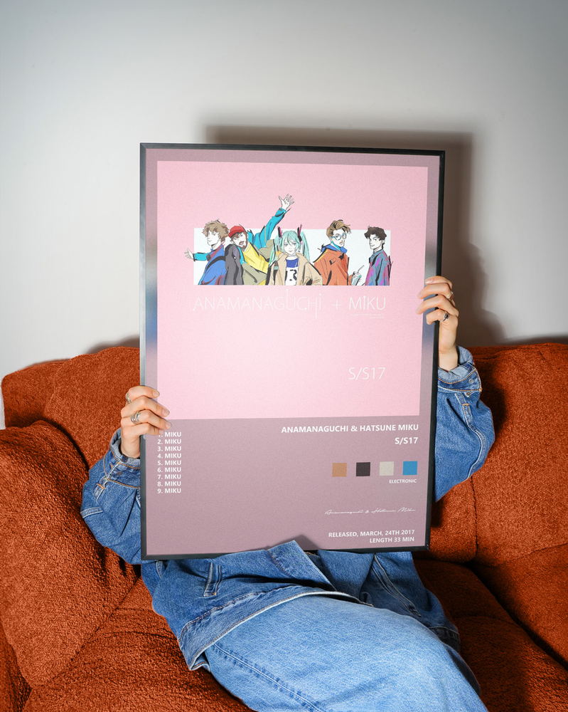 Music poster: Anamanaguchi Hatsune Miku - SS17