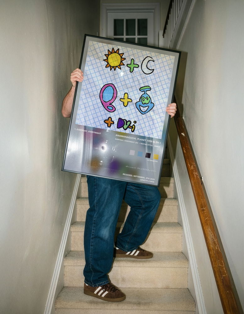 Music poster: Anamanaguchi Planet 1999 DV-i - Everyday Everynight DV - I Resync Style - Single