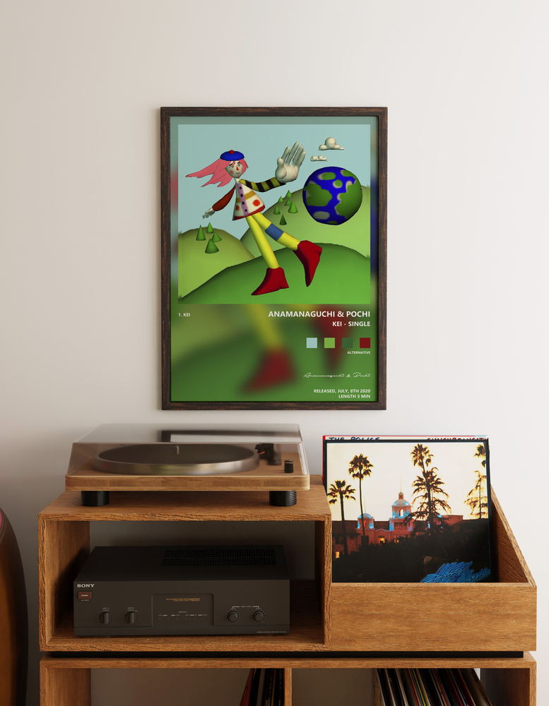 Music poster: Anamanaguchi Pochi - Kei - Single