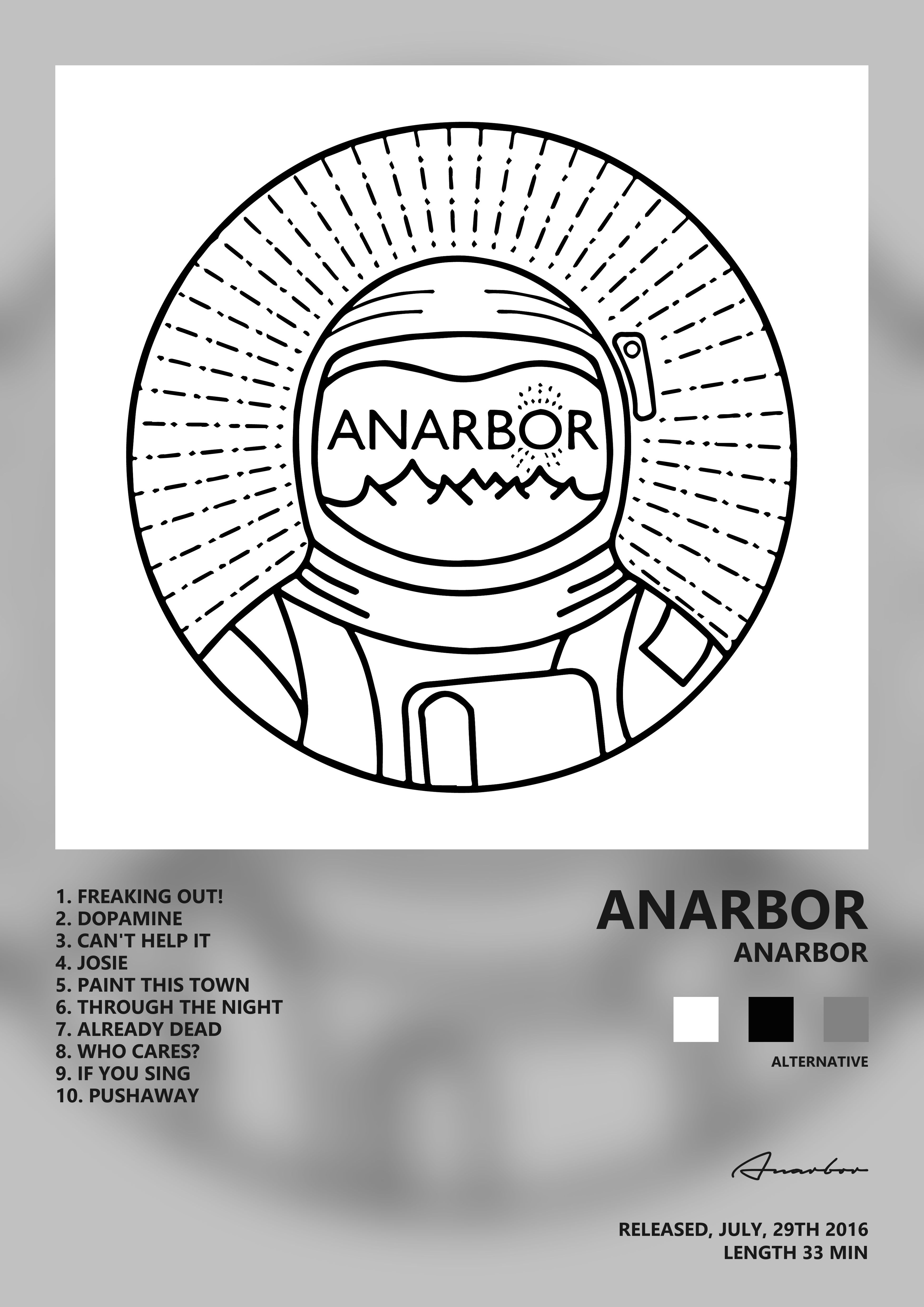 Music poster: Anarbor - Anarbor