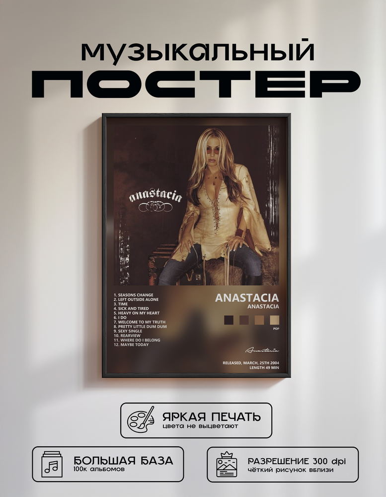 Music poster: Anastacia - Anastacia